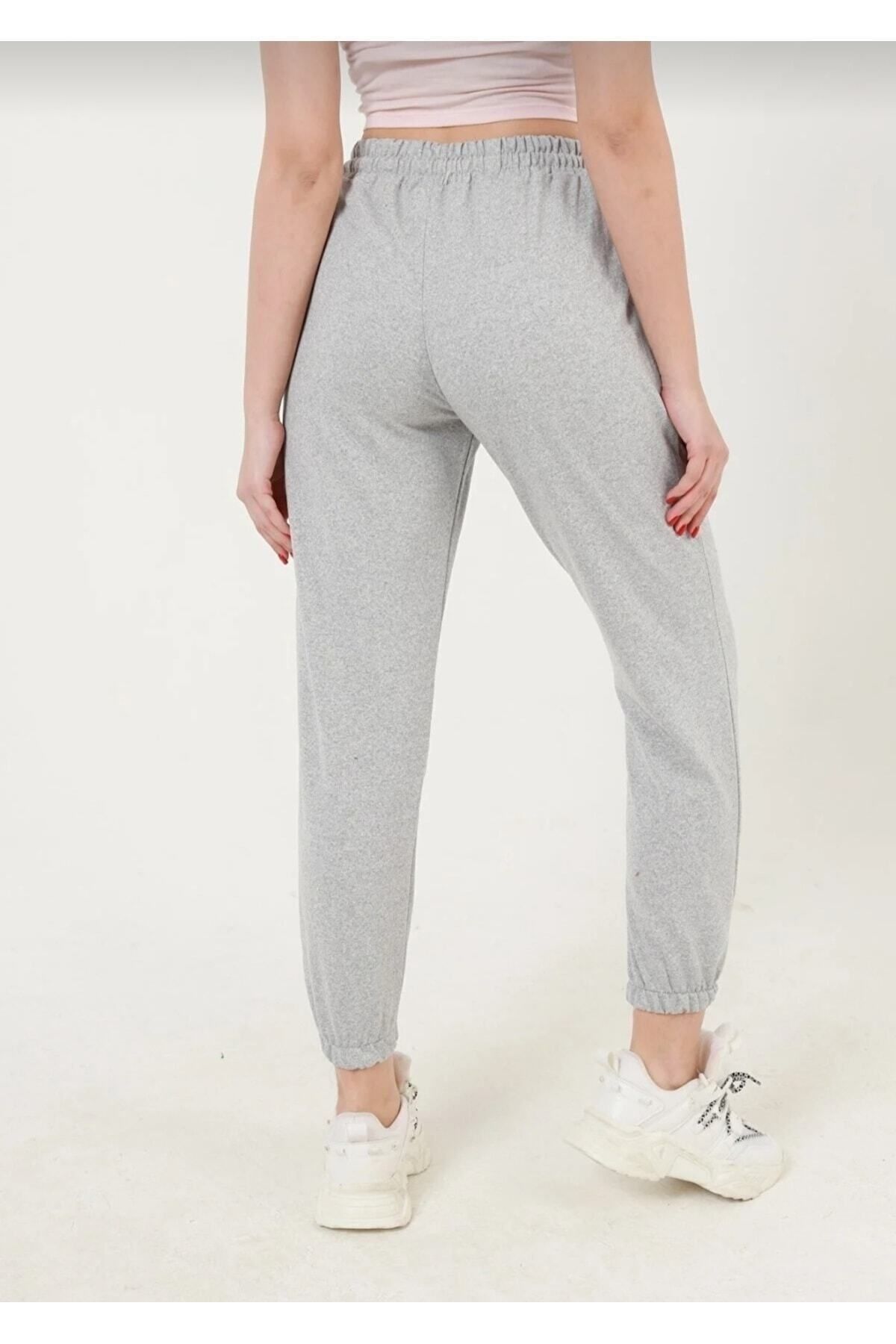 PALPİTO Pantaloni De Trening Gri Pentru Damă Femeie - XL