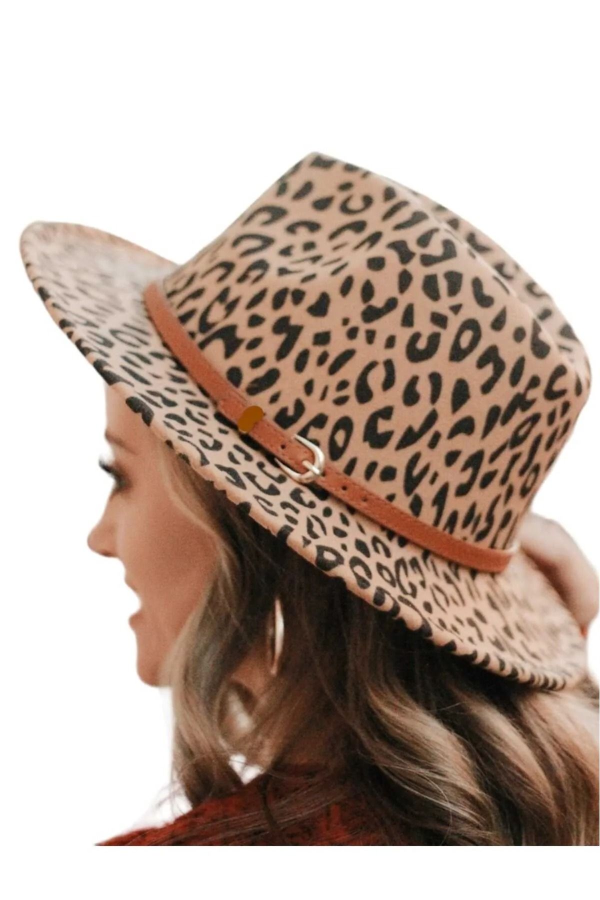 Leopard hot sale fedora hat