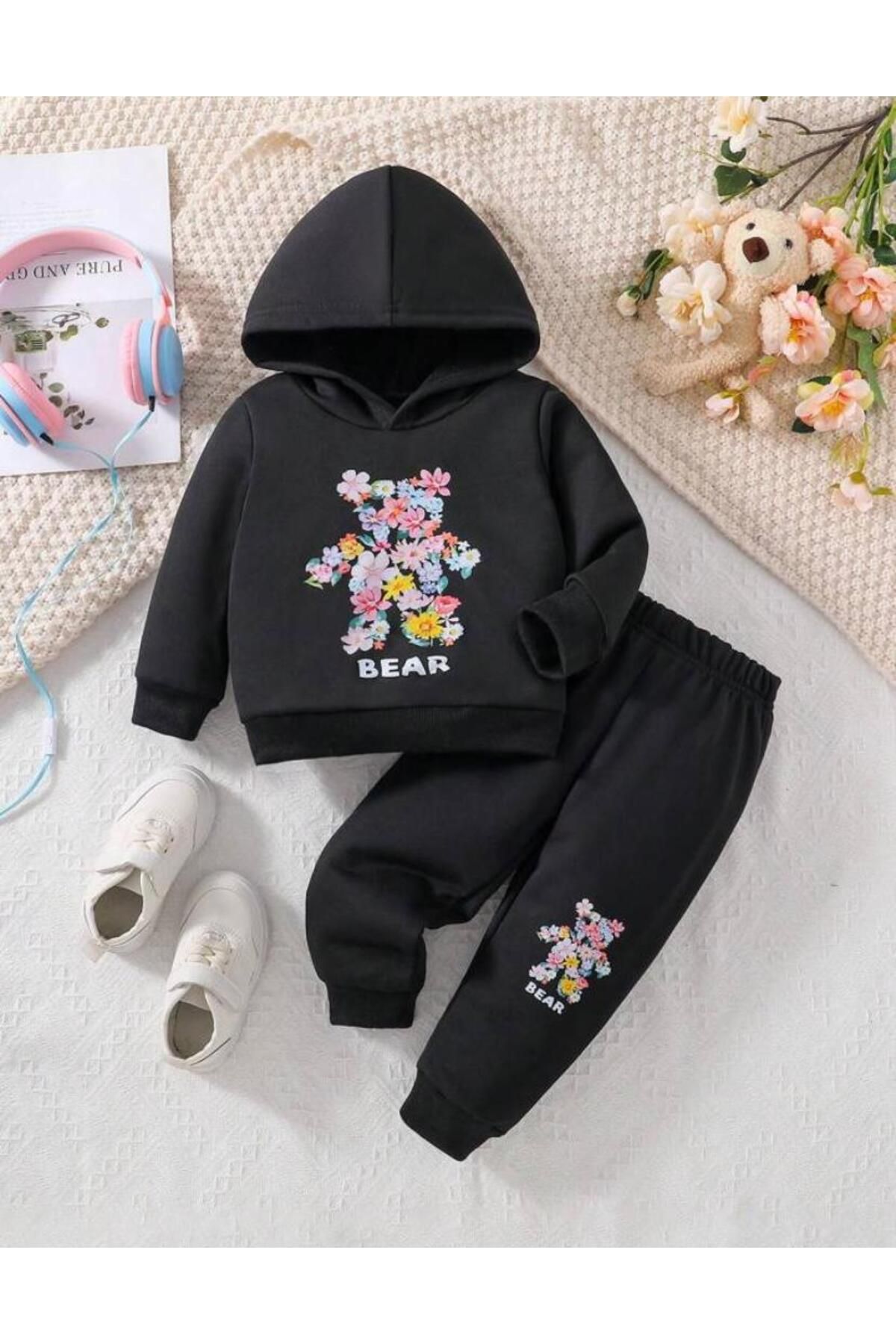 Girls hotsell floral tracksuit