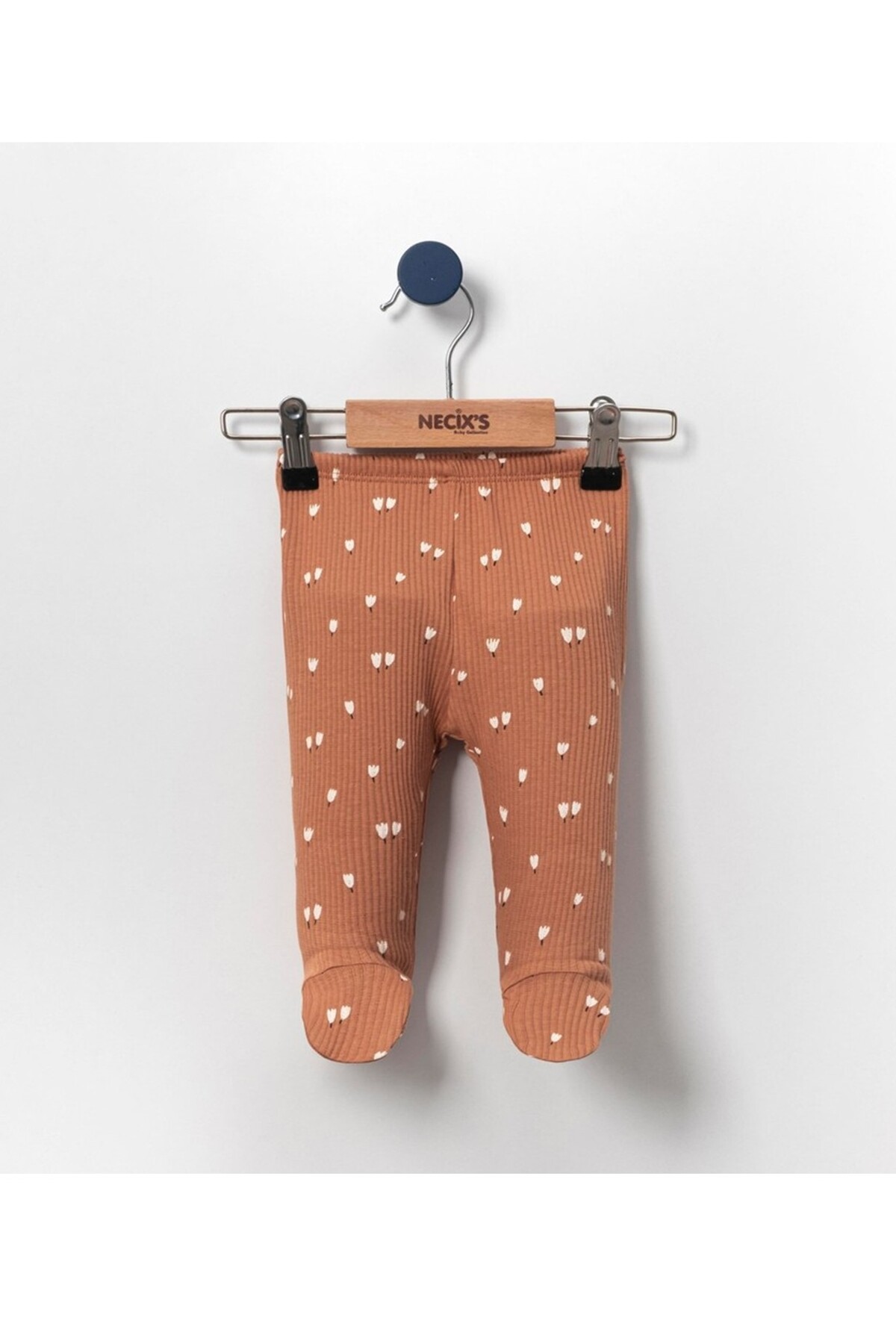 dubi baby kız bebek kahve köpüğü kelebek desenli istanbul tek boy 3'lü bebe patikli alt fotoğrafı 4 (önizleme)