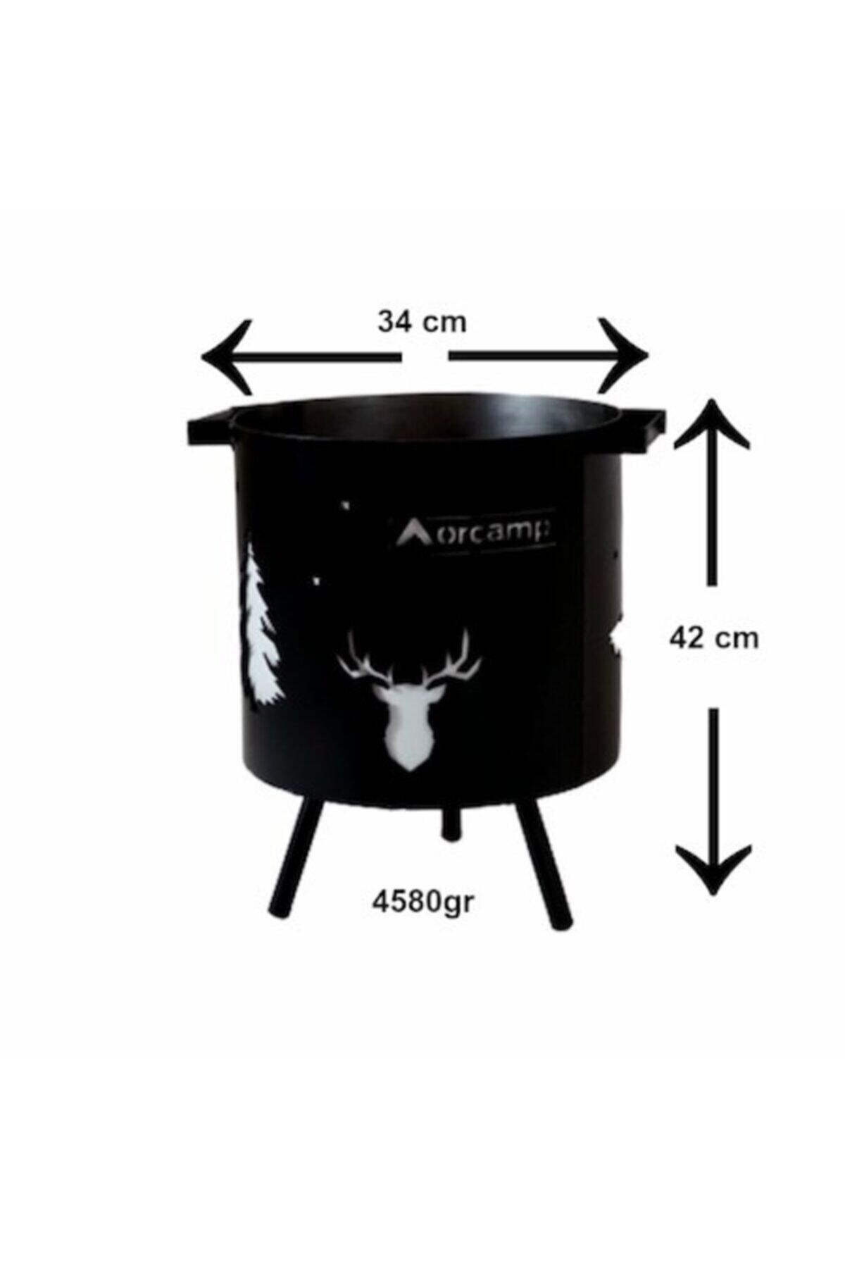 Orcamp Orgaz Doğa Orman Ateş Kamp Şöminesi Ds-340