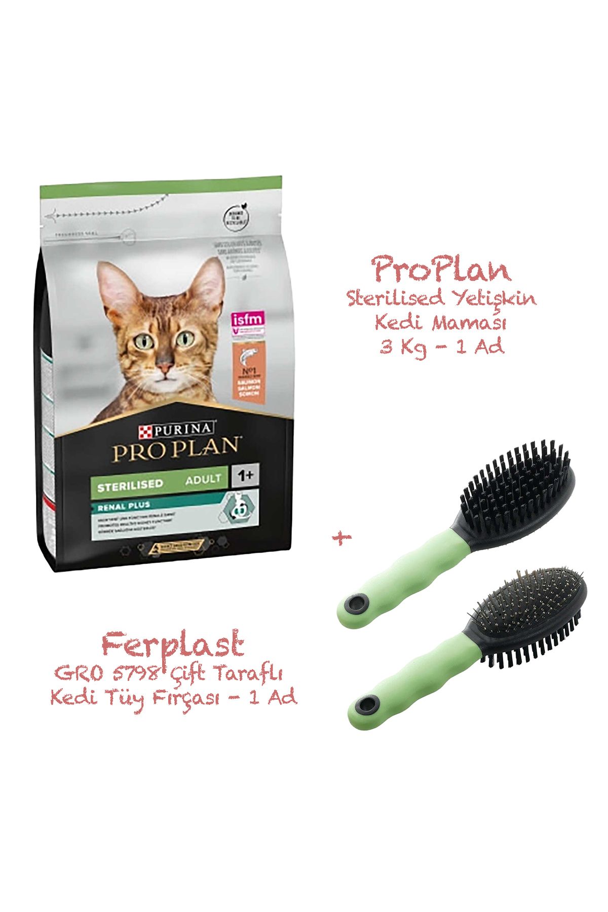Pro plan sterilised cat salmon somonlu 3 kg sale