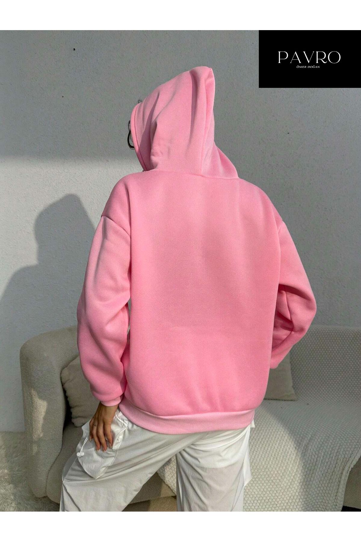 MAD COLLECTİON-Hanorac oversize dama - imprimat INIMĂ 5