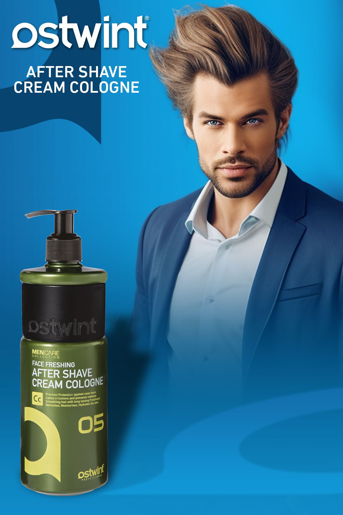 After Shave Krem Tıraş Kolonyası No:5 Baharat 400ml Nemlendirici Ferahlatıcı Tıraş Sonrası Rahatlama
