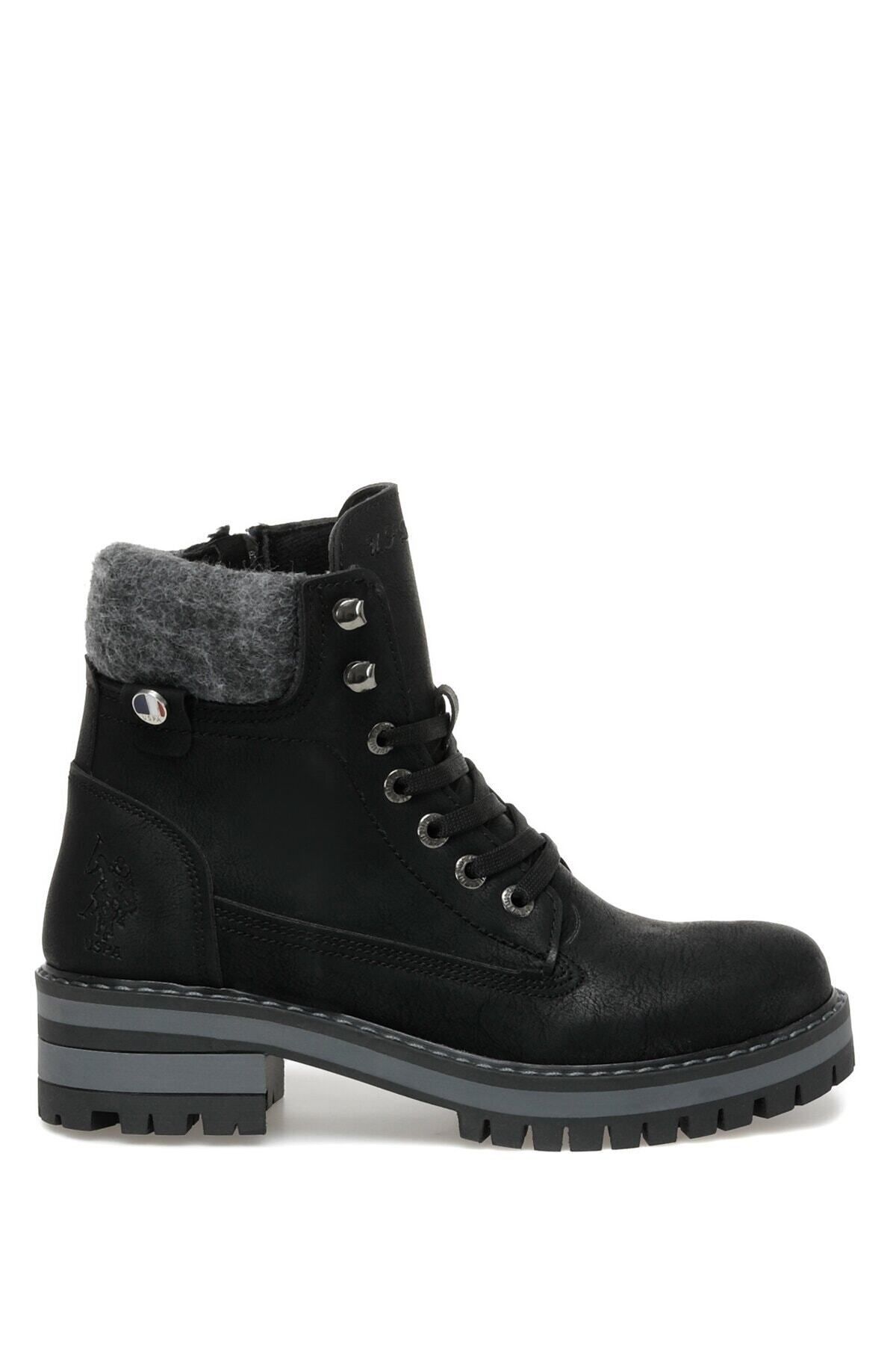 چکمه مشکی زنانه Tenty 2pl Worker بوت پوتین U.S. Polo Assn.