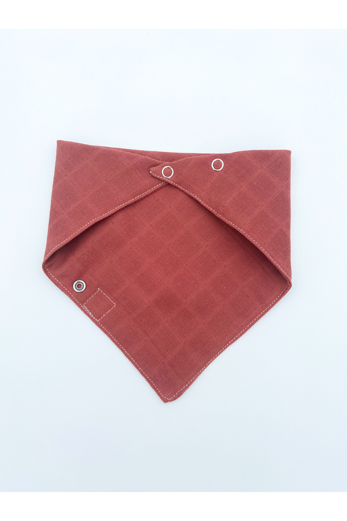 Le Petite Histoire-Pacifier Strap (washable) and Drool Scarf 100% Cotton Muslin 4