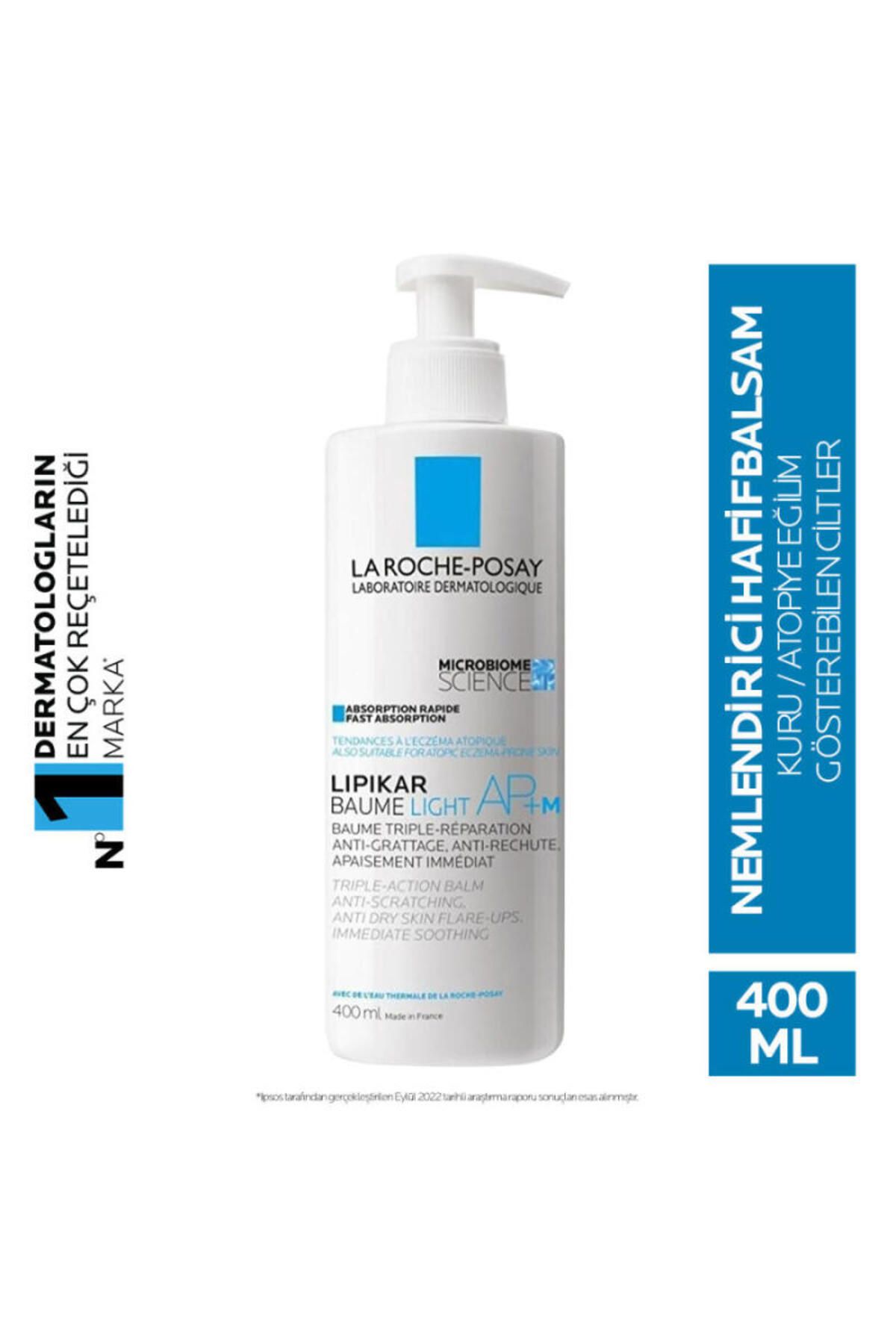 مرطوب کننده 400 میلی لیتری Lipikar Baume Light AP+ M La Roche Posay