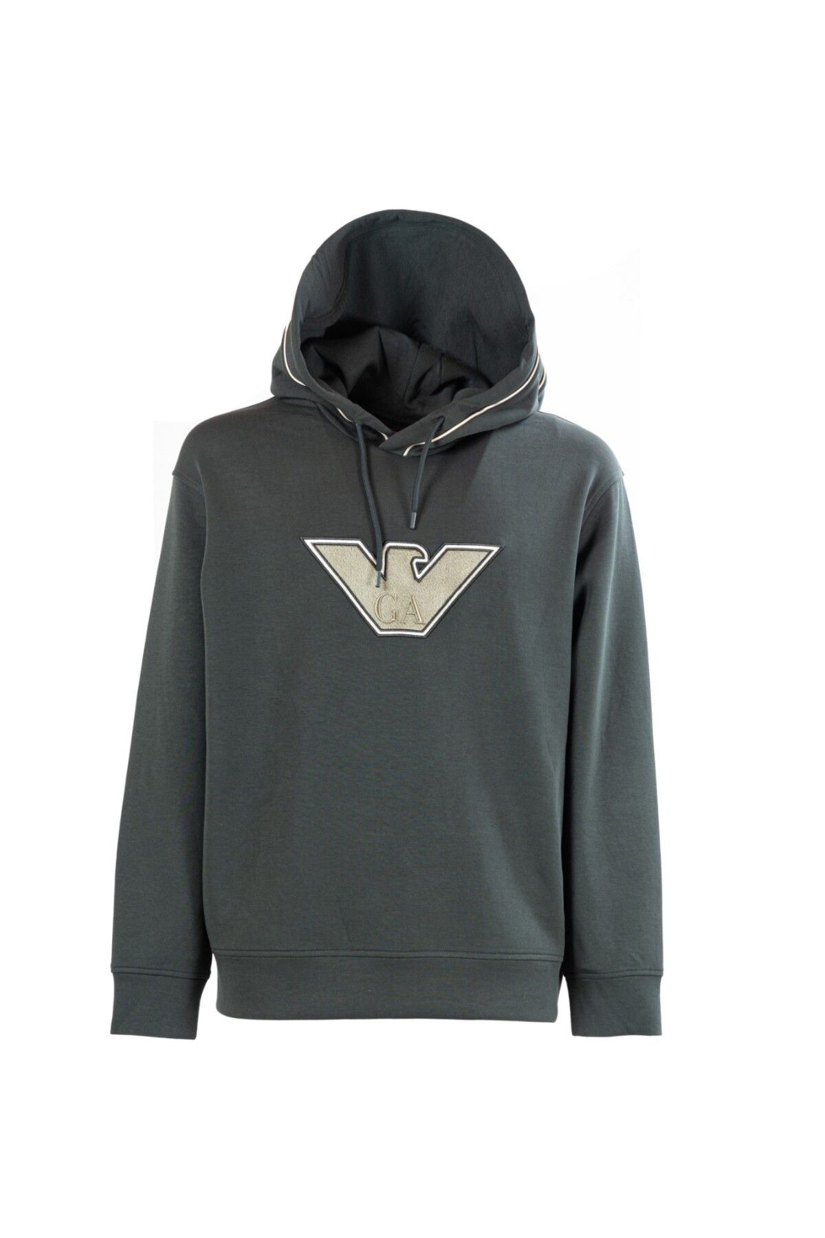 Green store armani hoodie