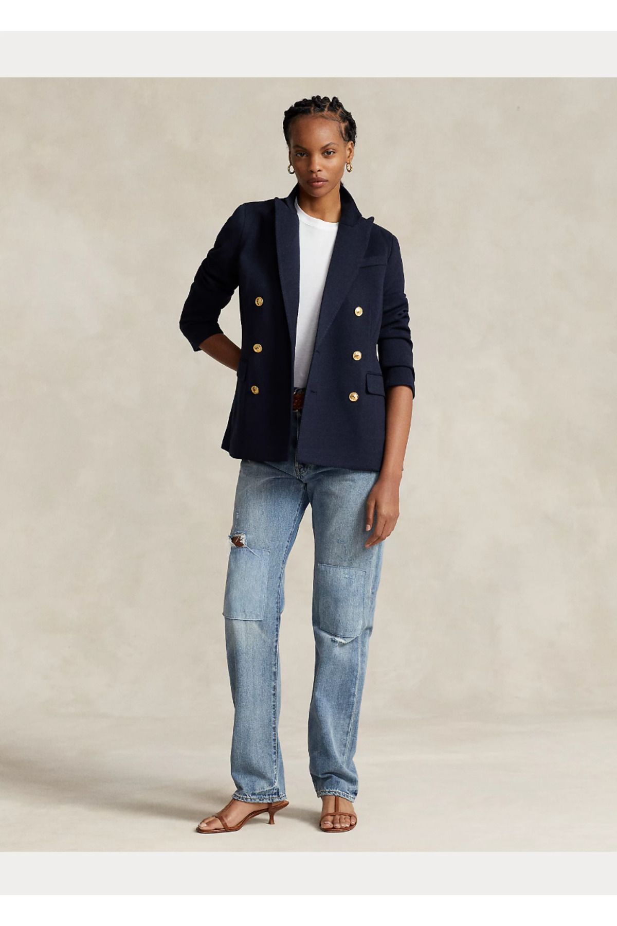 Polo double best sale breasted blazer