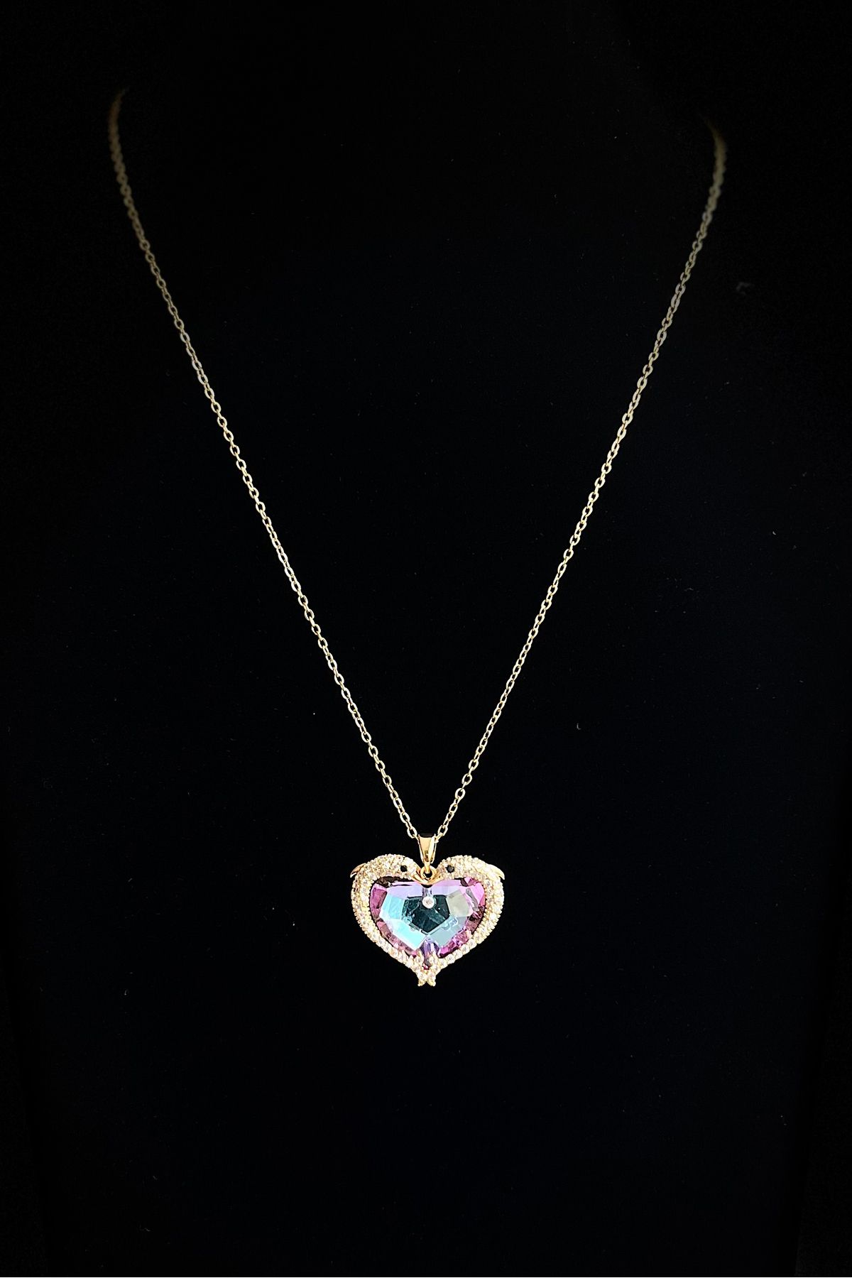 Amazon.com: Shining Diva Fashion The Famous Titanic Heart of Ocean Pendant  Necklace for Women & Girls: Clothing, Shoes & Jewelry