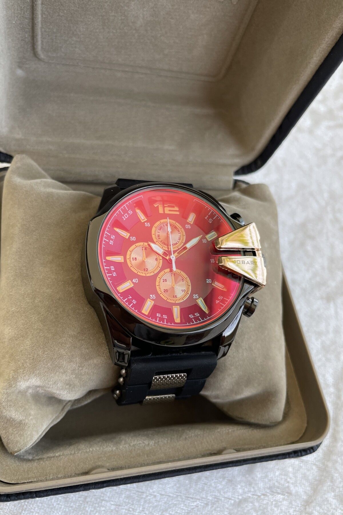 Modern wrist watch on sale