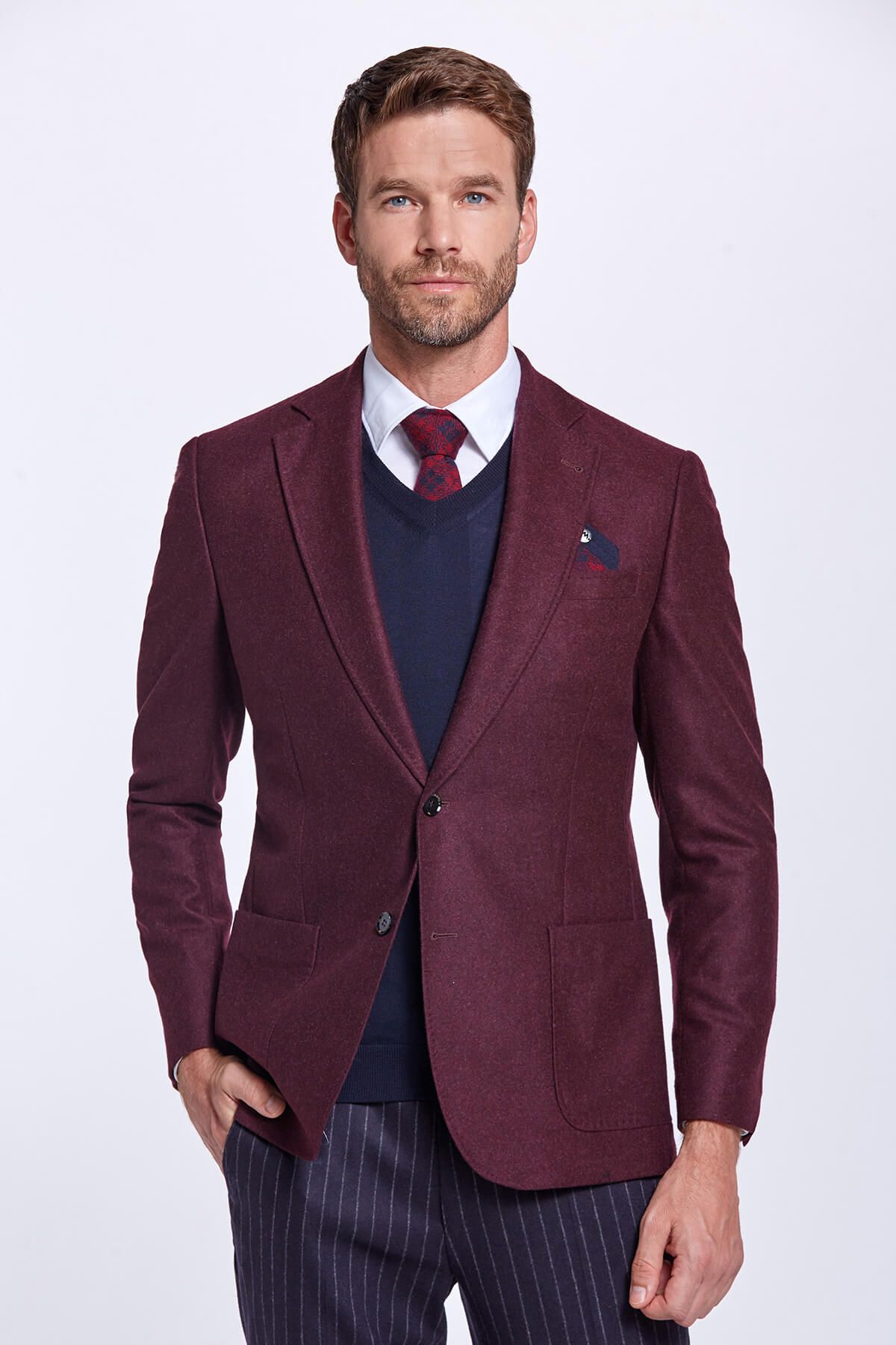 Hemington Saf Yün Bordo Blazer Ceket Fiyatı, Yorumları Trendyol