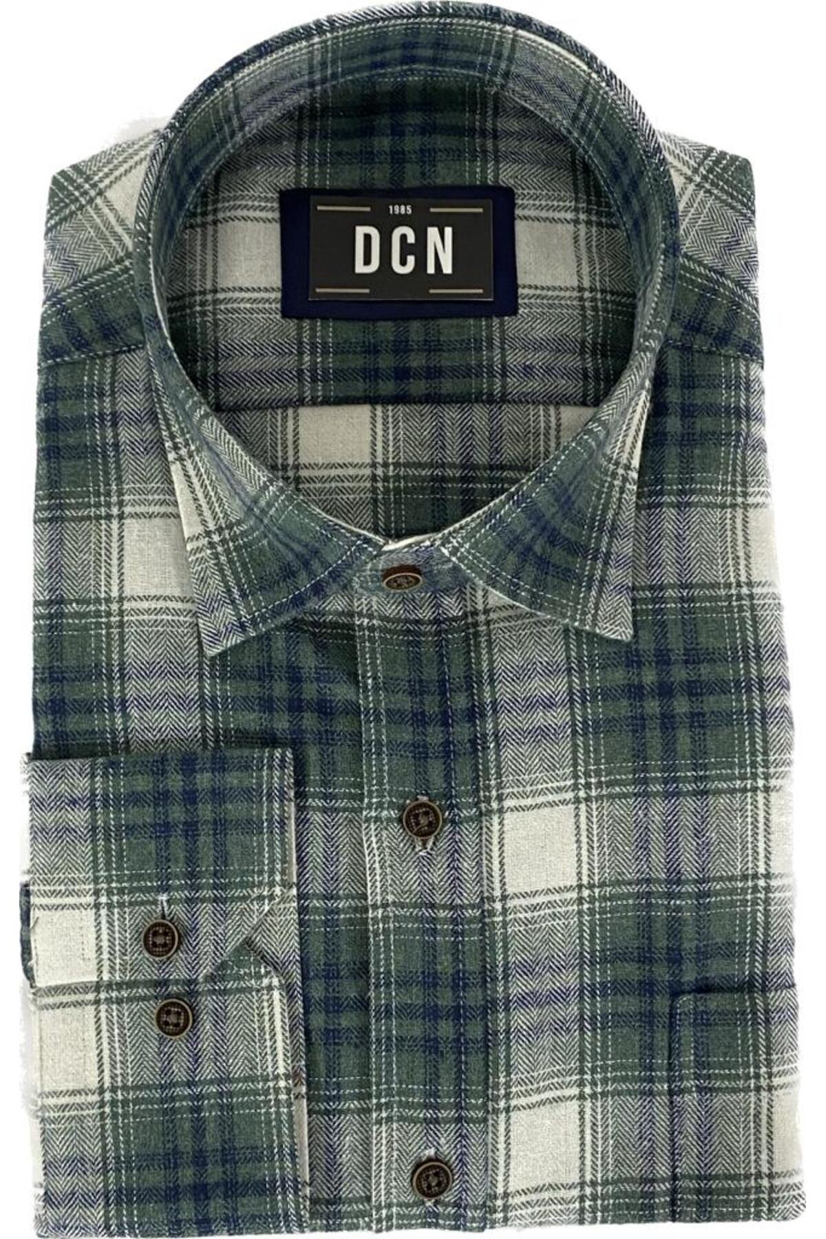 پیراهن مردانه سبز dcn giyim 1985 | dcn5 اورجینال - تصویر 2