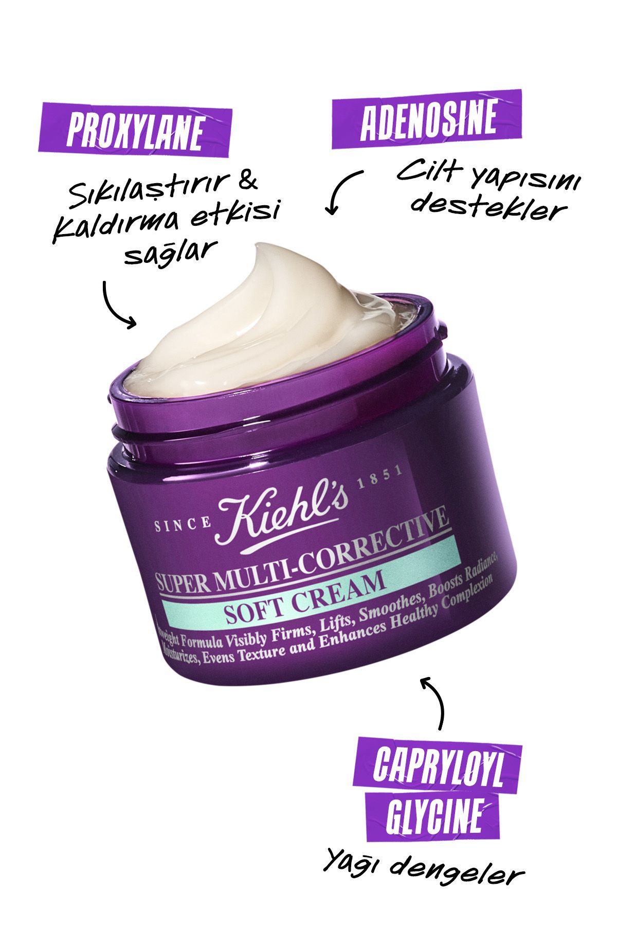 کرم ضد پیری سوپر مولتی اصلاح کننده 7 در 1 با بافت سبک 50 میلی لیتر Kiehl's