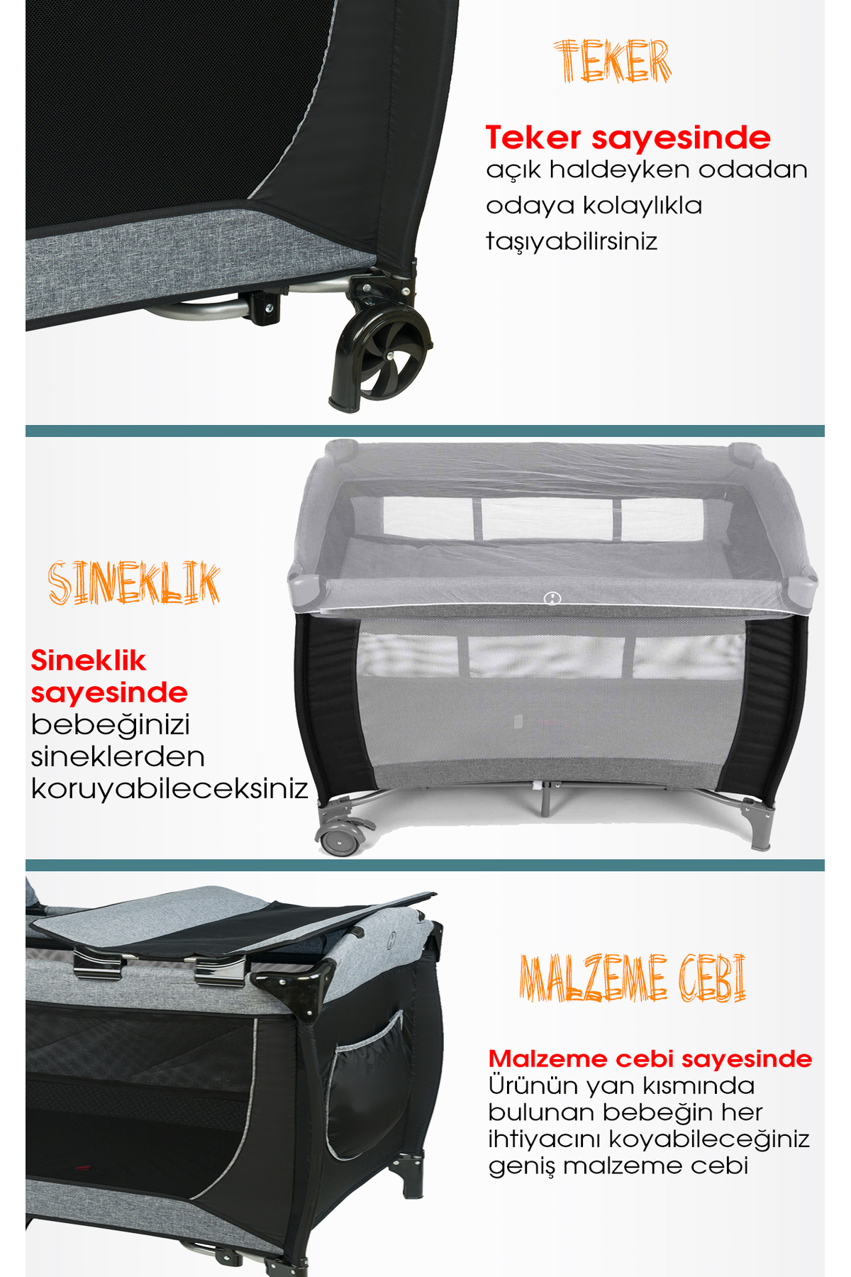 Baby Home 9 In 1 Full Takım 990 Travel Sistem Bebek Arabası 560 Oyun Parkı Yatak Beşik 330 Ev Tipi Ana Kucağı fotoğrafı 7 (önizleme)