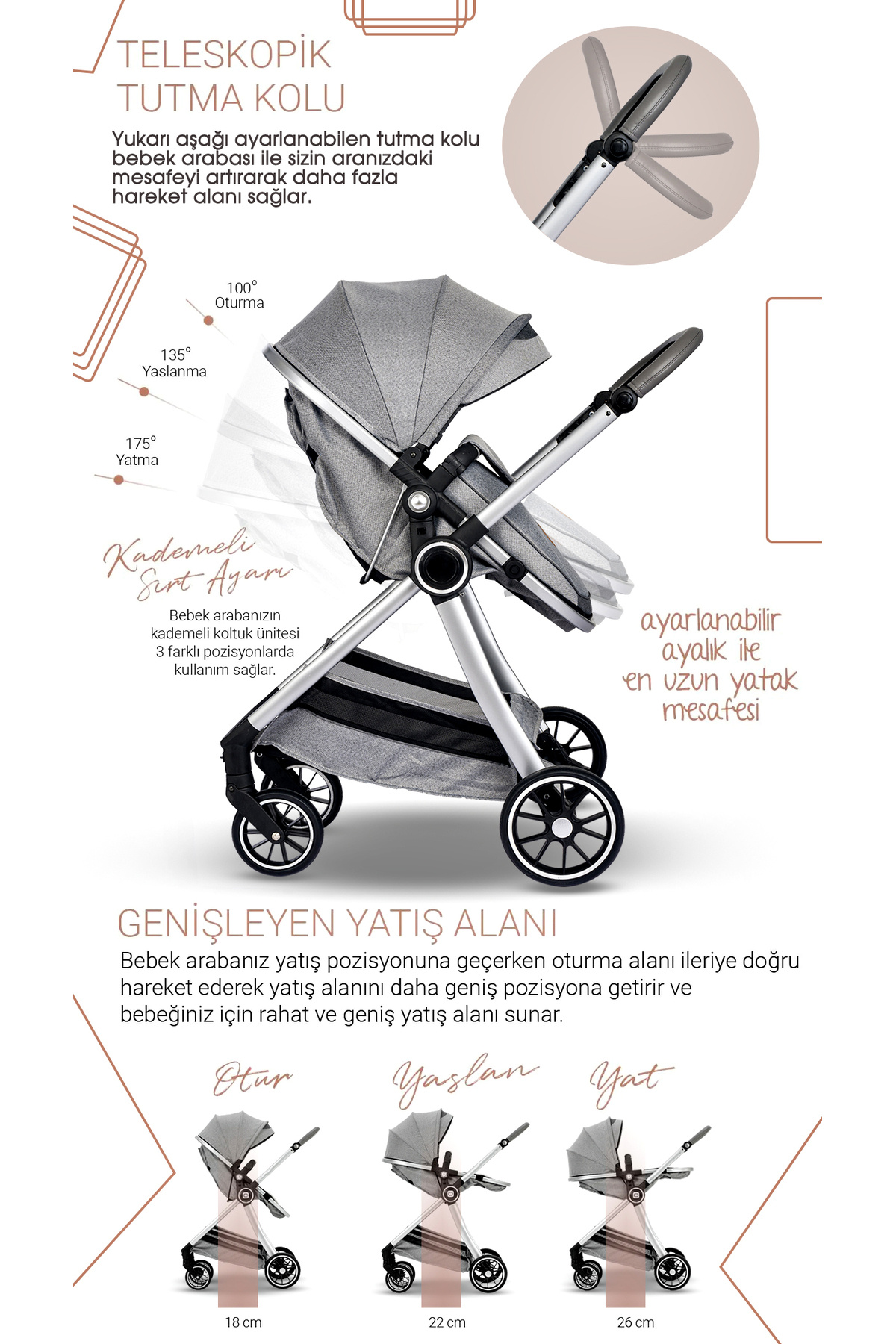 Baby Home 9 In 1 Full Takım 990 Travel Sistem Bebek Arabası 560 Oyun Parkı Yatak Beşik 330 Ev Tipi Ana Kucağı fotoğrafı 5 (önizleme)