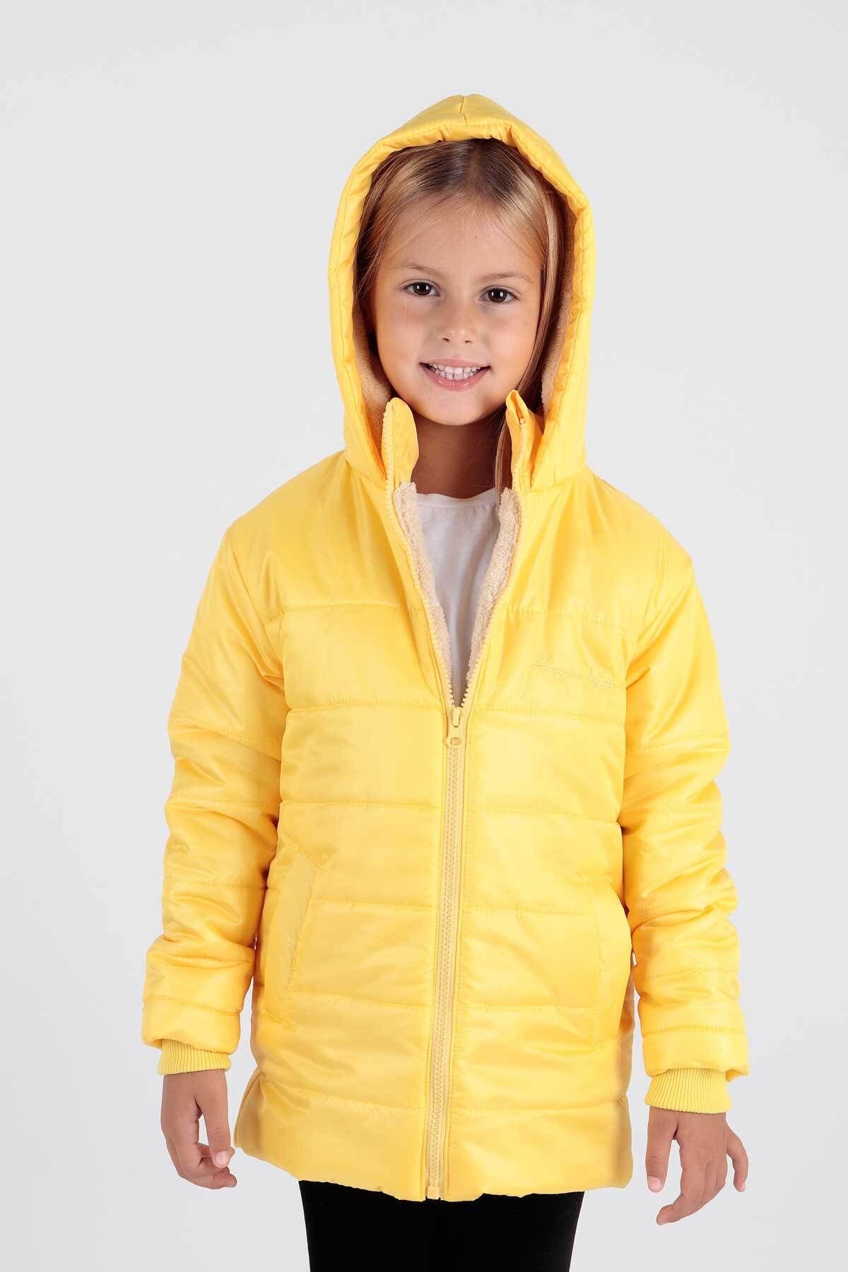 AHENG M Girl s Welsoft Inside Trend Coat Ak2236 Trendyol