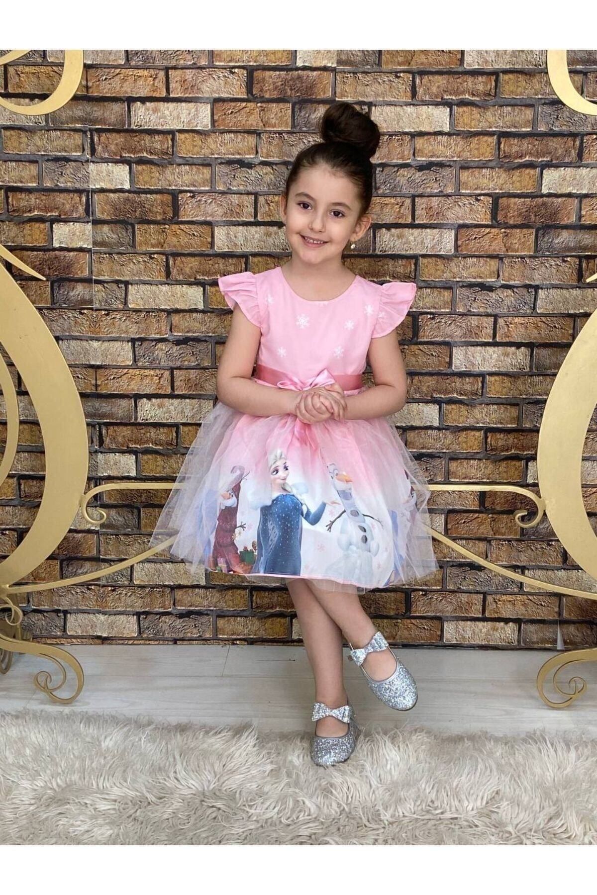Pink on sale frozen dress
