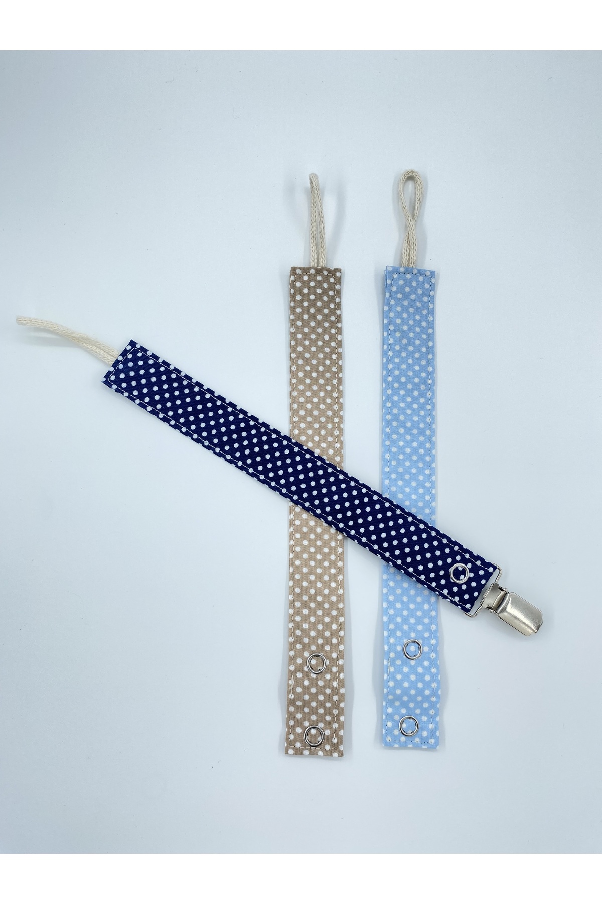 Le Petite Histoire Emzik Askısı - Emzik Zinciri %100 Pamuk - Yıkanabilir-3'lü fotoğrafı 3 (önizleme)