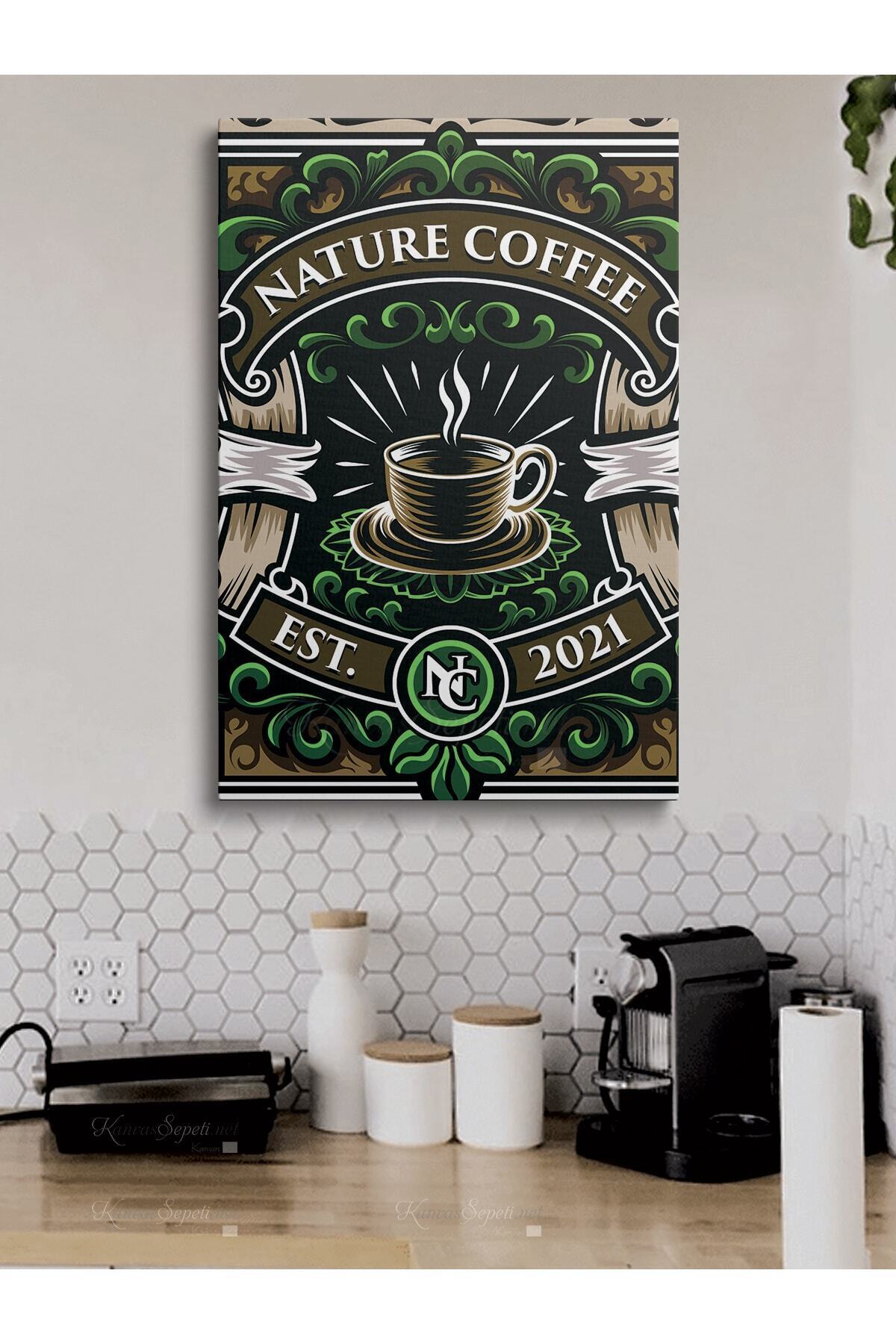 Cafe Caffe Cafeler Kahve Büfe Büfeler Için Abstract Trend Dekoratif Kanvas Canvas Tablo Tablol