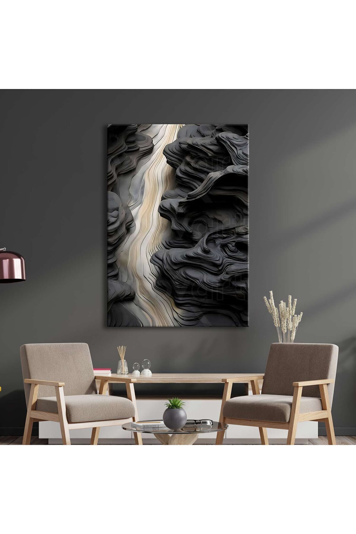 Abstract t Dekoratif Kanvas Tablo