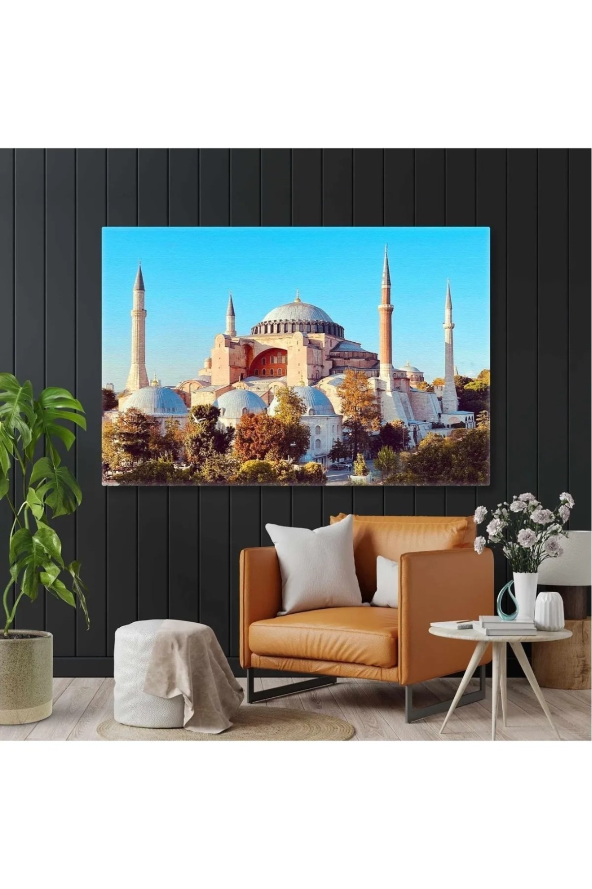 Istanbulun Simgesi Ayasofya Manzası Kanvas Tablo