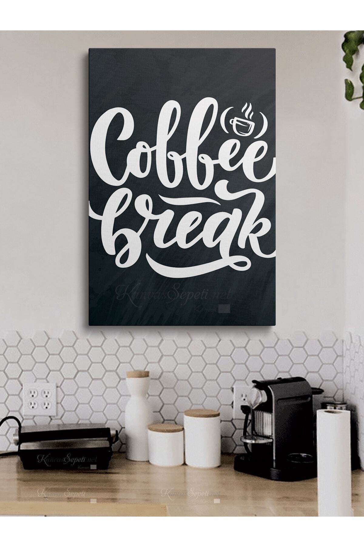 Cafe Caffe Cafeler Kahve Büfe Büfeler Için Abstract Trend Dekoratif Kanvas Canvas Tablo Tablol