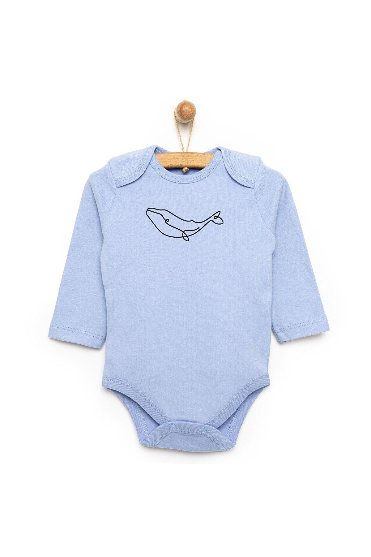 یونیسکس بدنه آستین بلند برس رنگ نرم HelloBaby ebebek Hello Baby