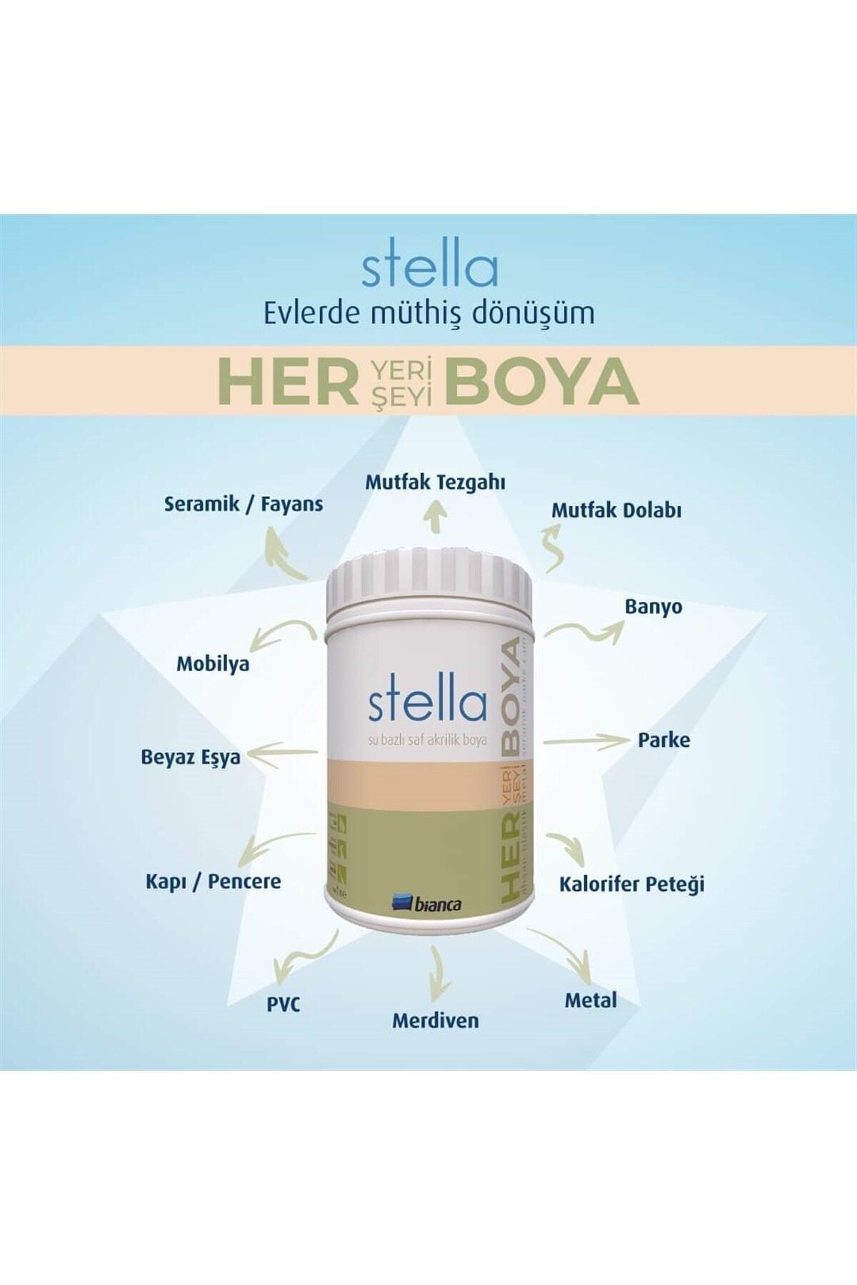 Stella Water Based Pure Acrylic Paint All Colors 1 L Paint Everywhere
