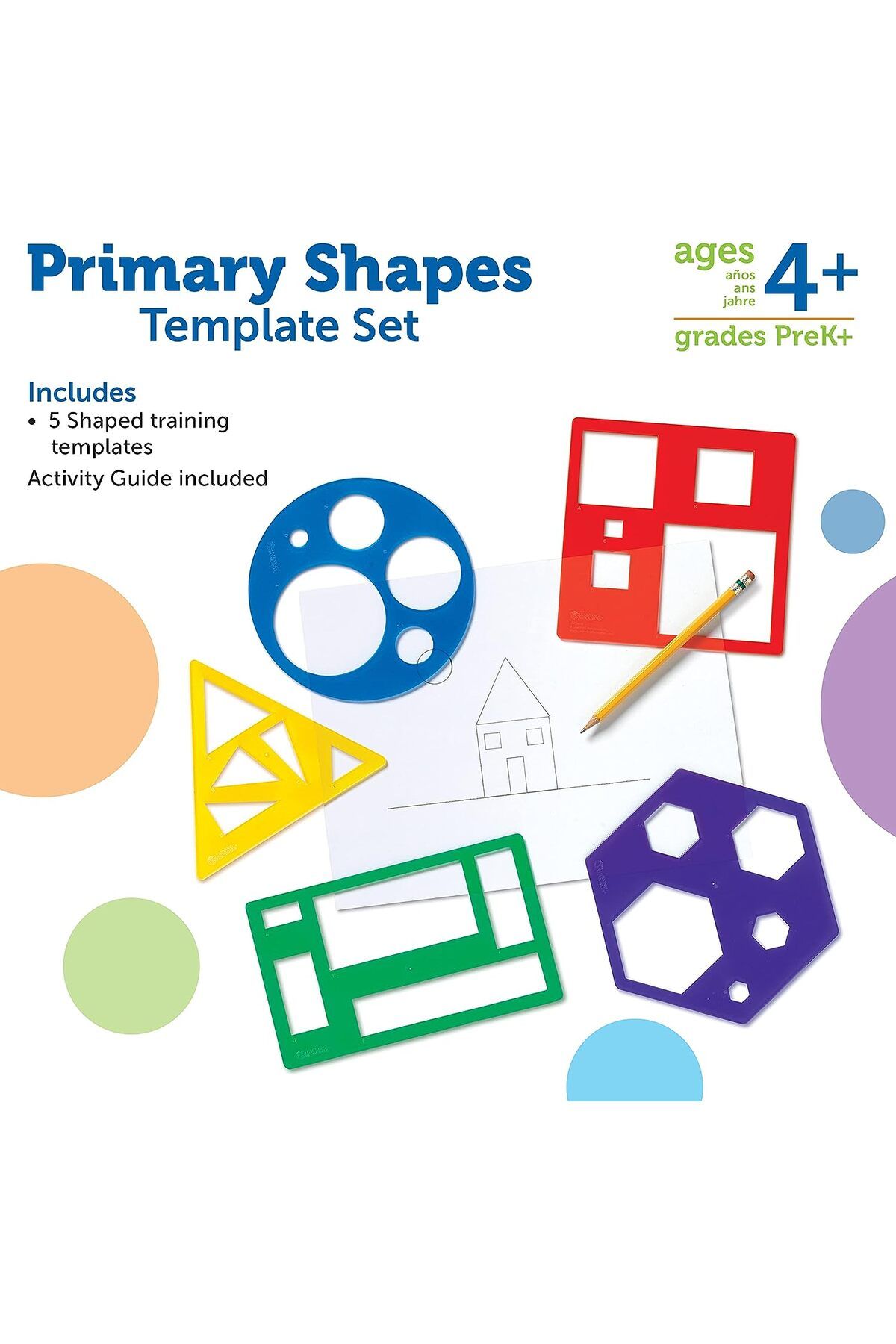 Learning Resources-Basic Shapes Template Set 3