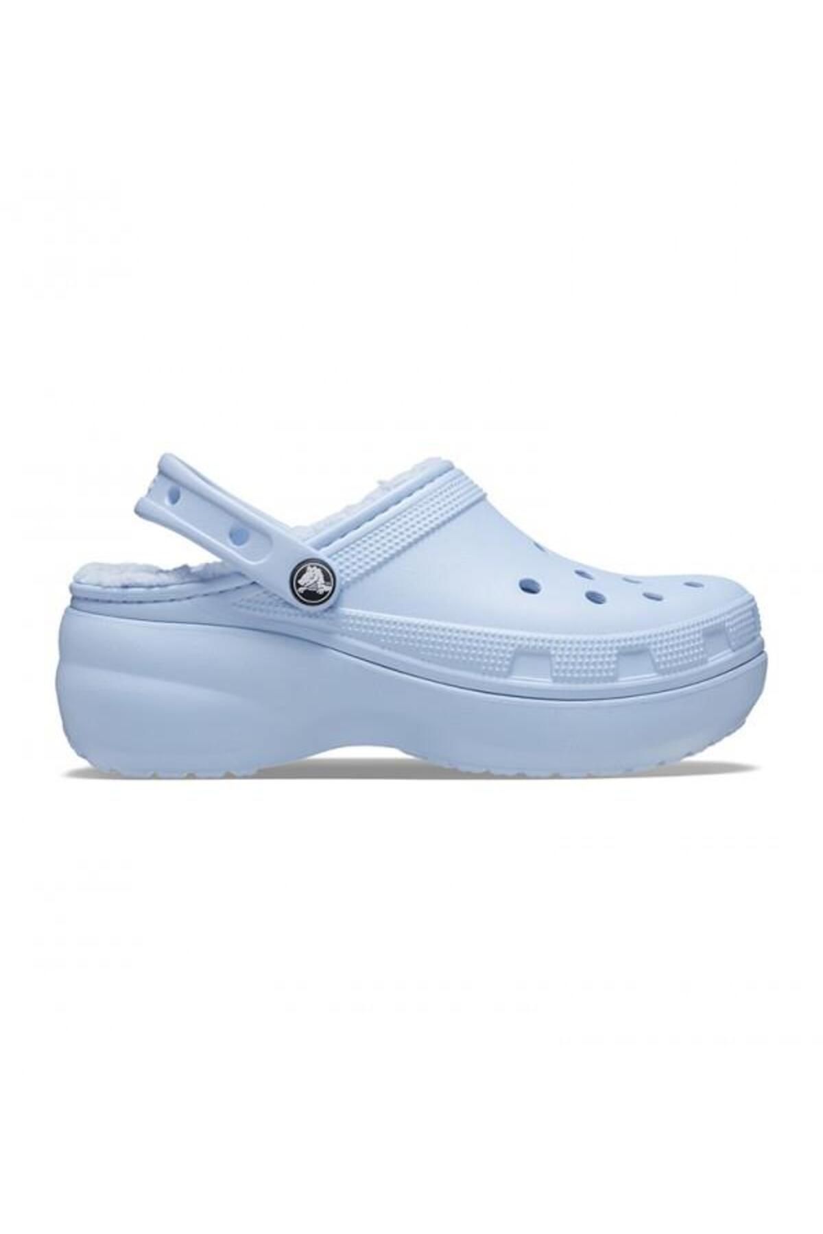 Baby blue best sale lined crocs