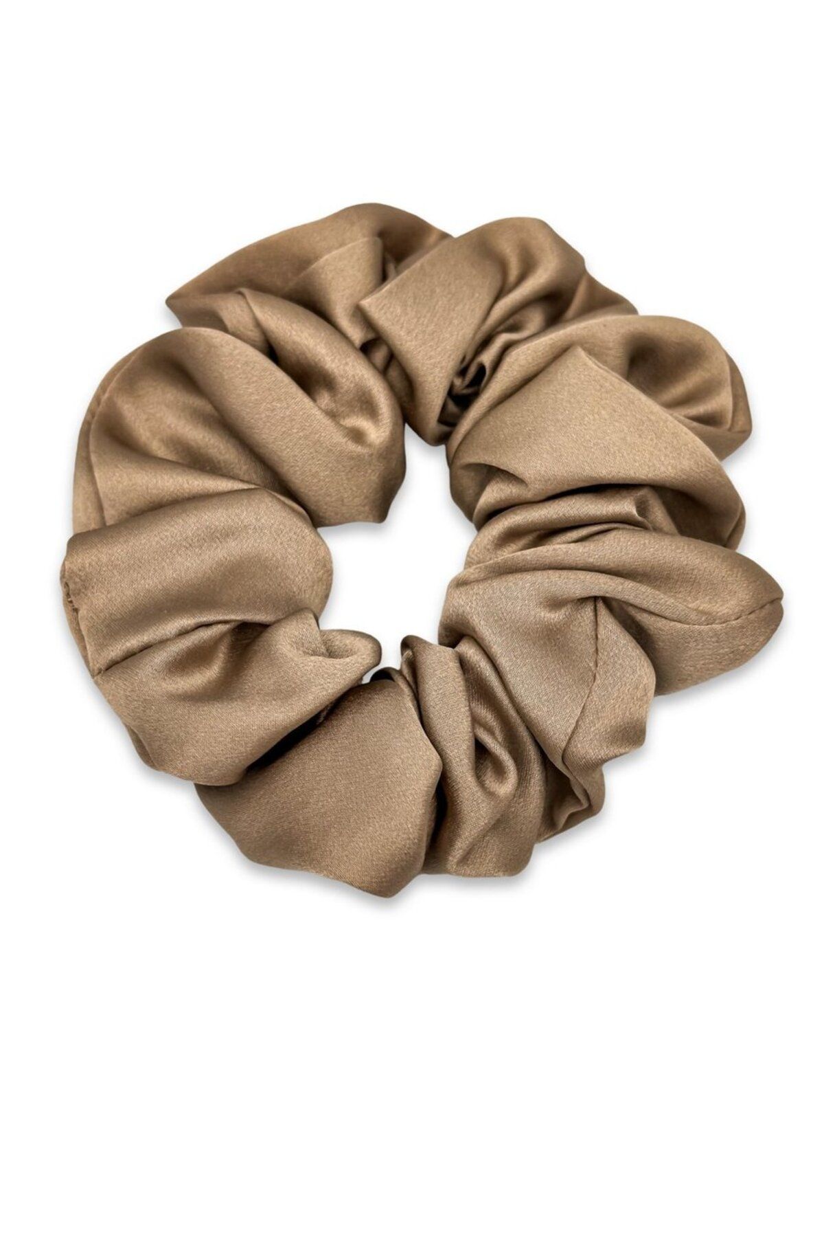ICON SILK Scrunchie De Păr 100% Mătase (sandy Dark Vison) Femeie - O mărime