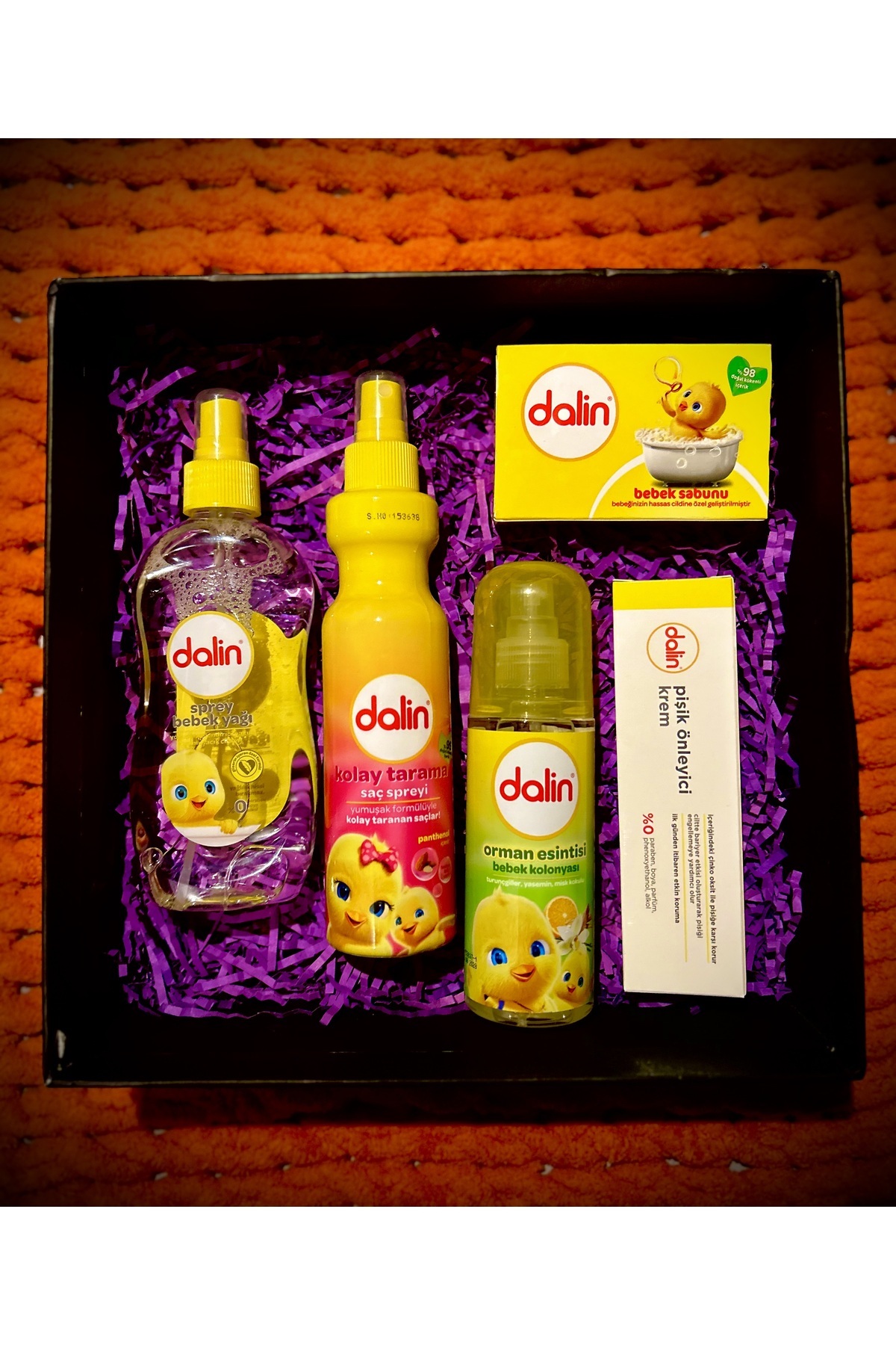 Dalin Birsüprizimvar Yeni Doğan 13 Parça Bebek Banyo Bakım Seti (ANNE YORGUNLUK KAHVE SETİ HEDİYELİ) fotoğrafı 4 (önizleme)
