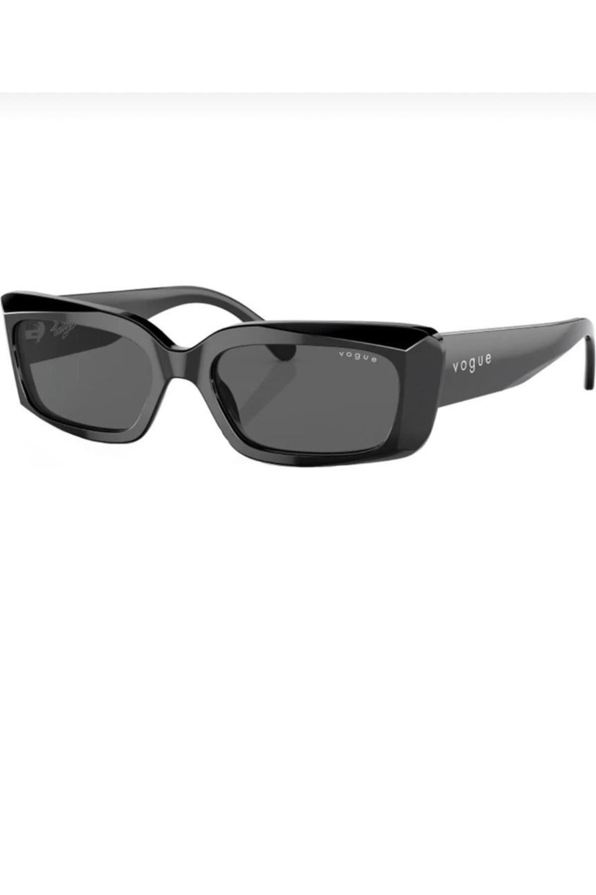 Vogue Sunglasses Black Rectangle Trendyol