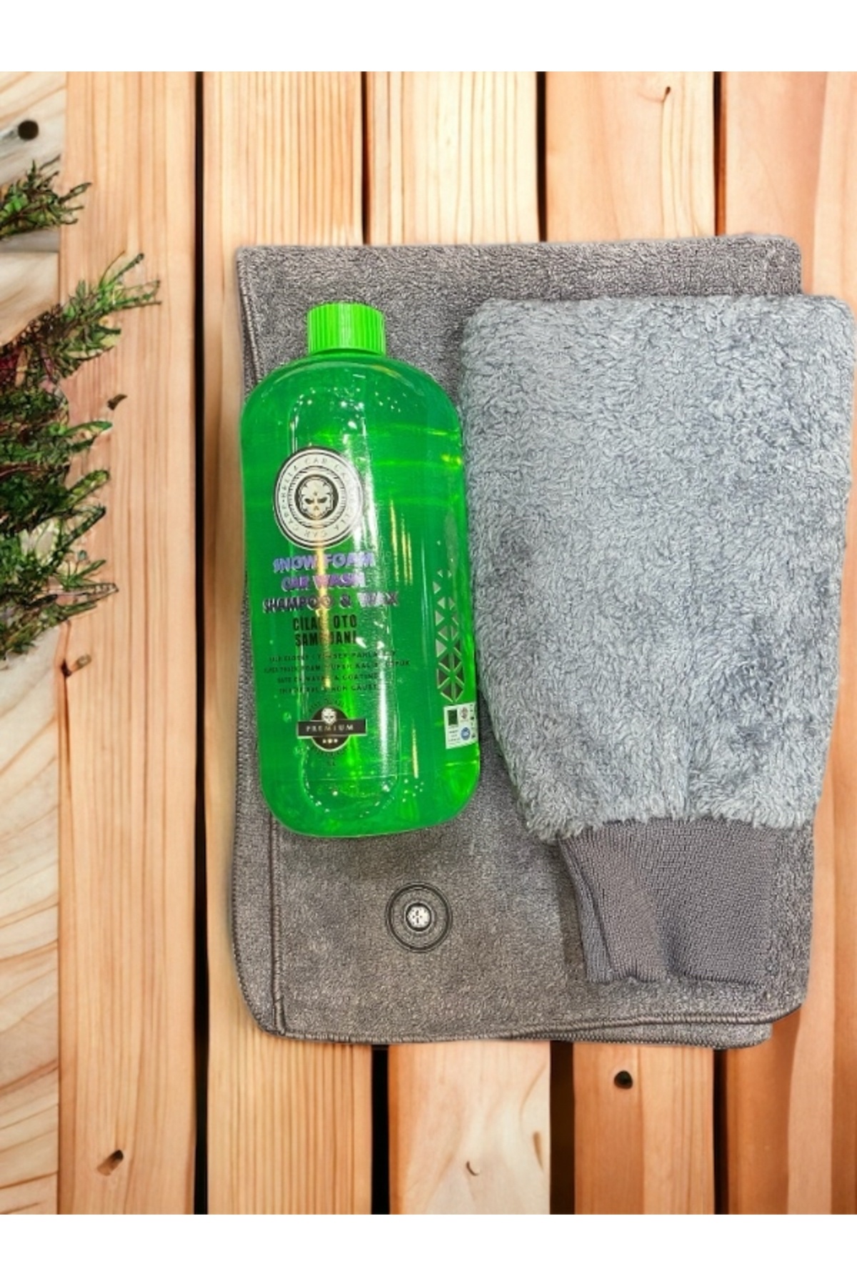 BELLA CAR CARE Oto Yıkama Ve Kurutma Mikrofiber Bez Oto Şampuanı Cilalı