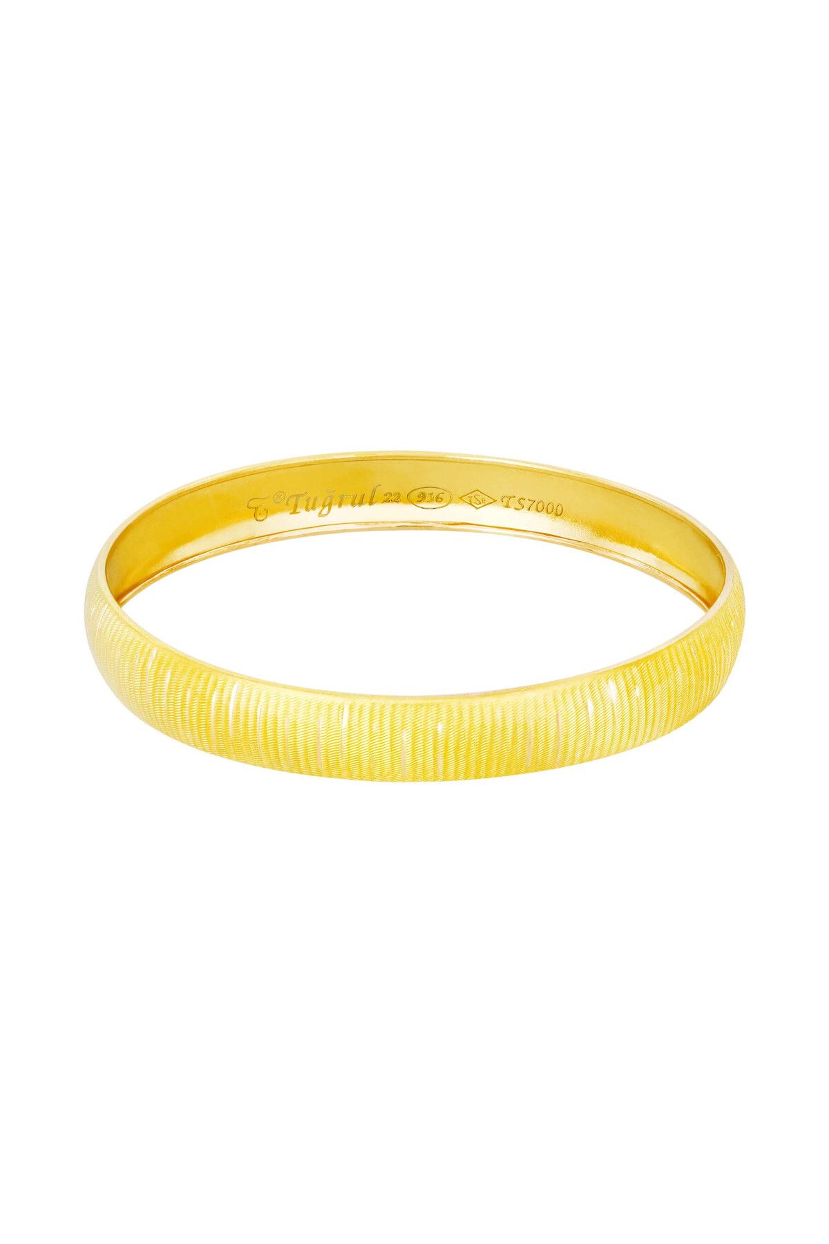 10 gr(gram) 10 mm 22 Ayar İşçiliksiz Şarnelli Bilezik