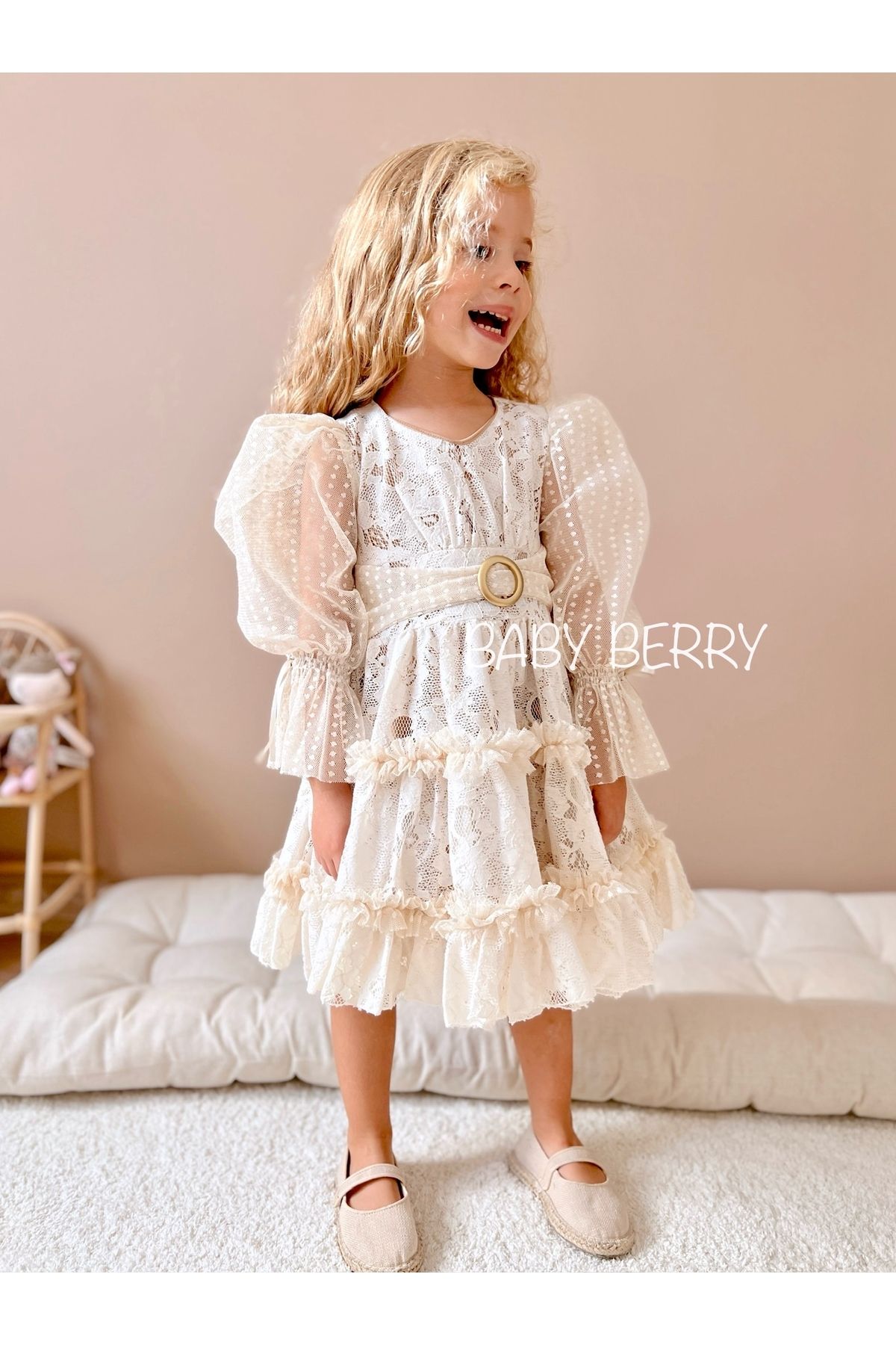 Berry online lace dress