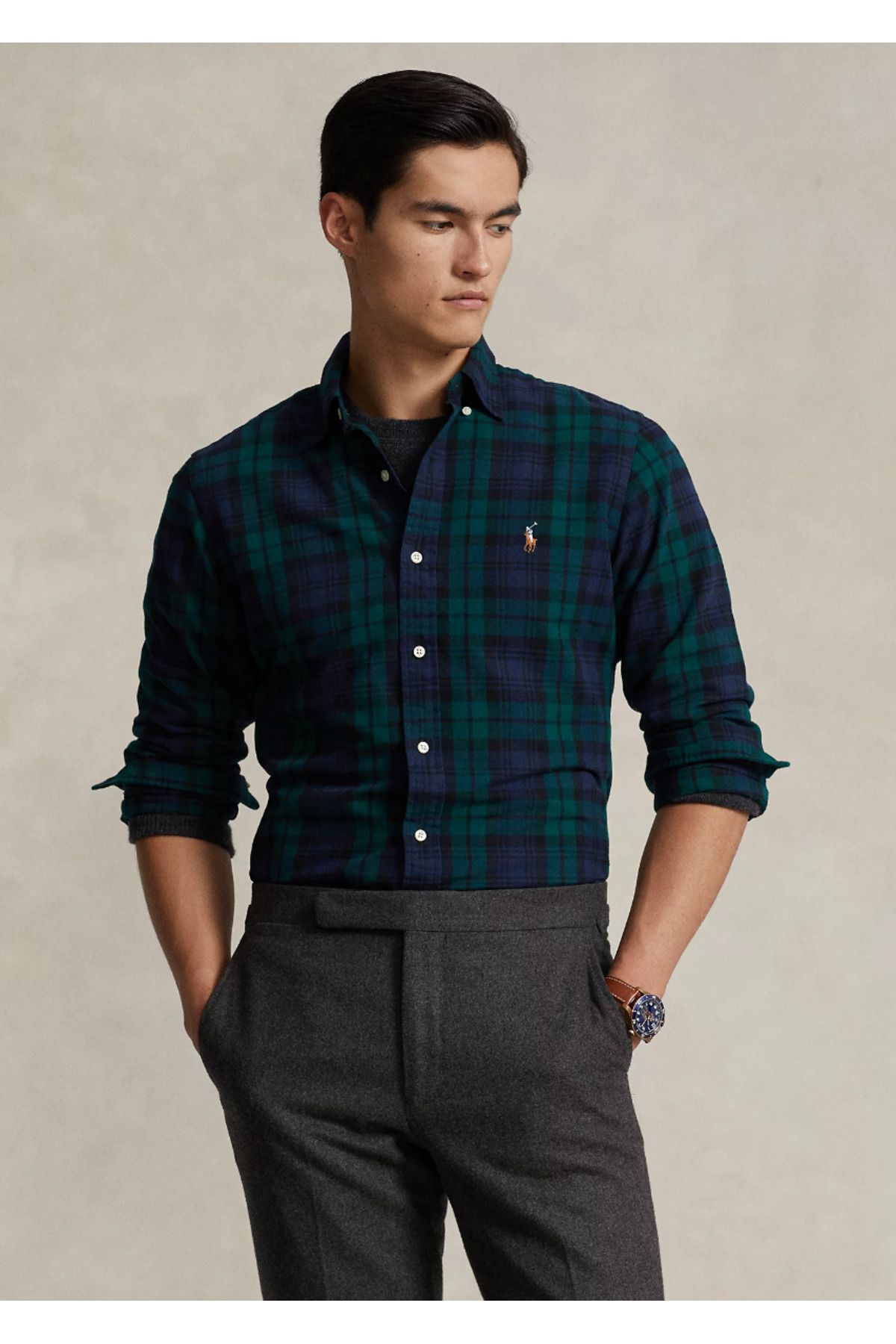 Ralph Lauren Custom Fit Plaid Oxford Shirt Fiyat Yorumlar