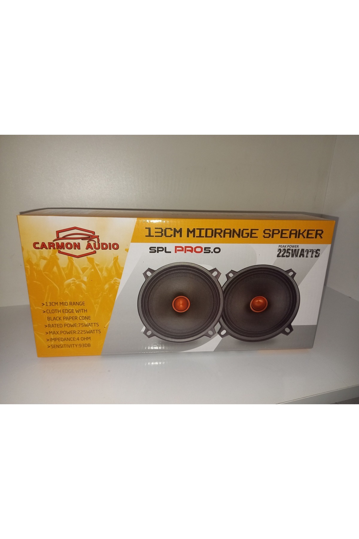 Carmon Audio CAMON AUDİO SPL PRO 5.0 13CM KURŞUN GÖBEK MİDRANGE