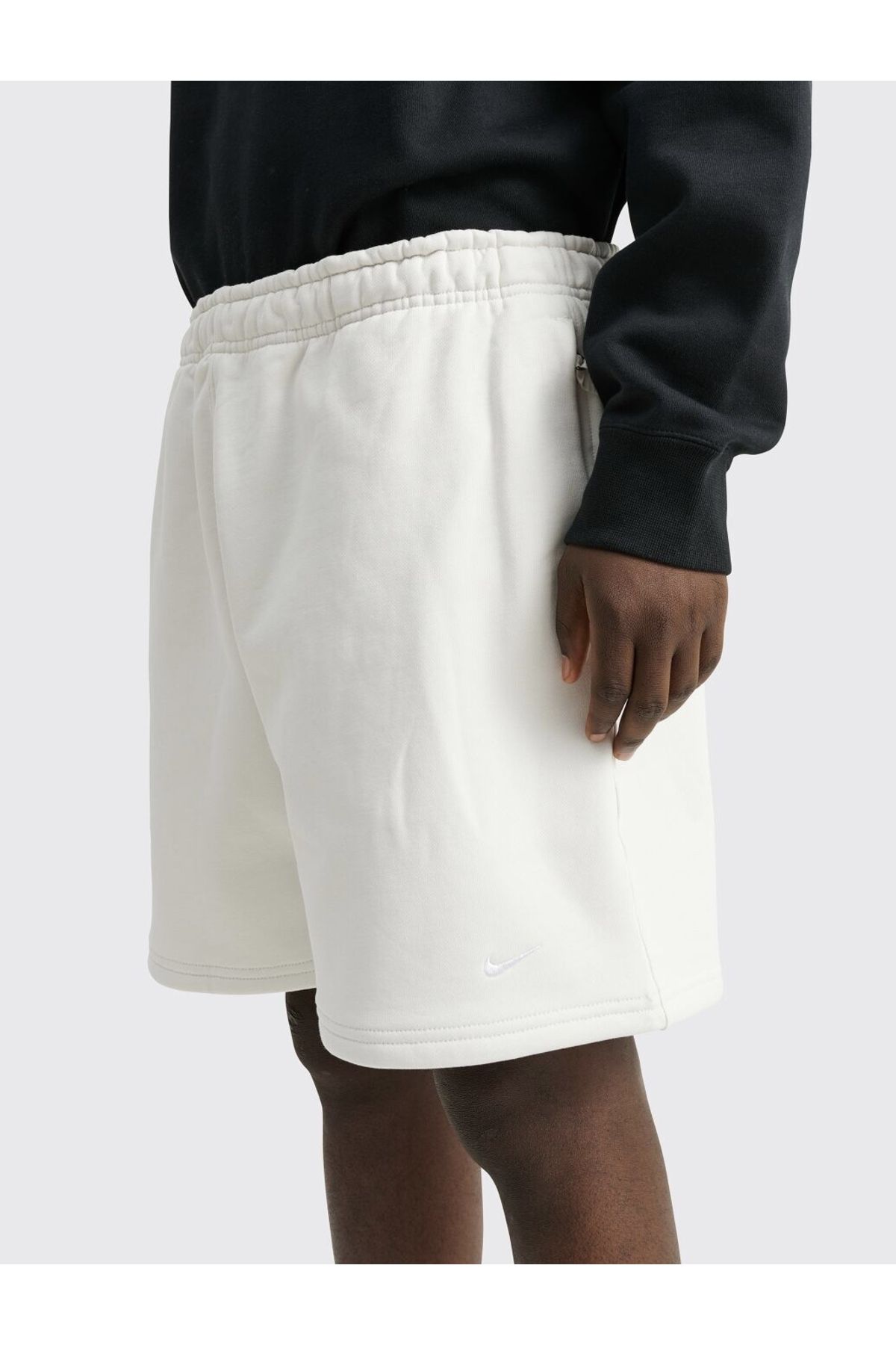 Swoosh deals fleece shorts