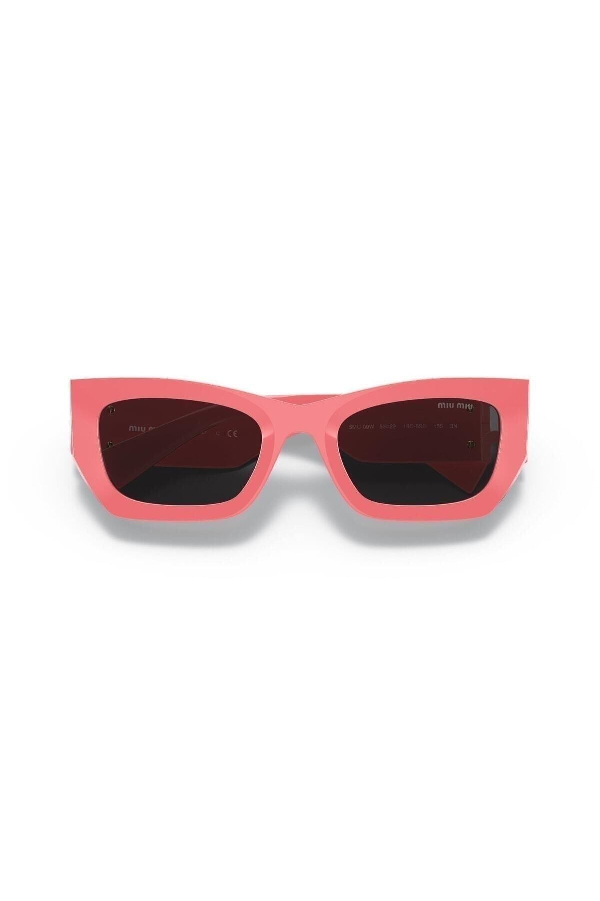 Miu Miu Sunglasses Pink Rectangle Trendyol