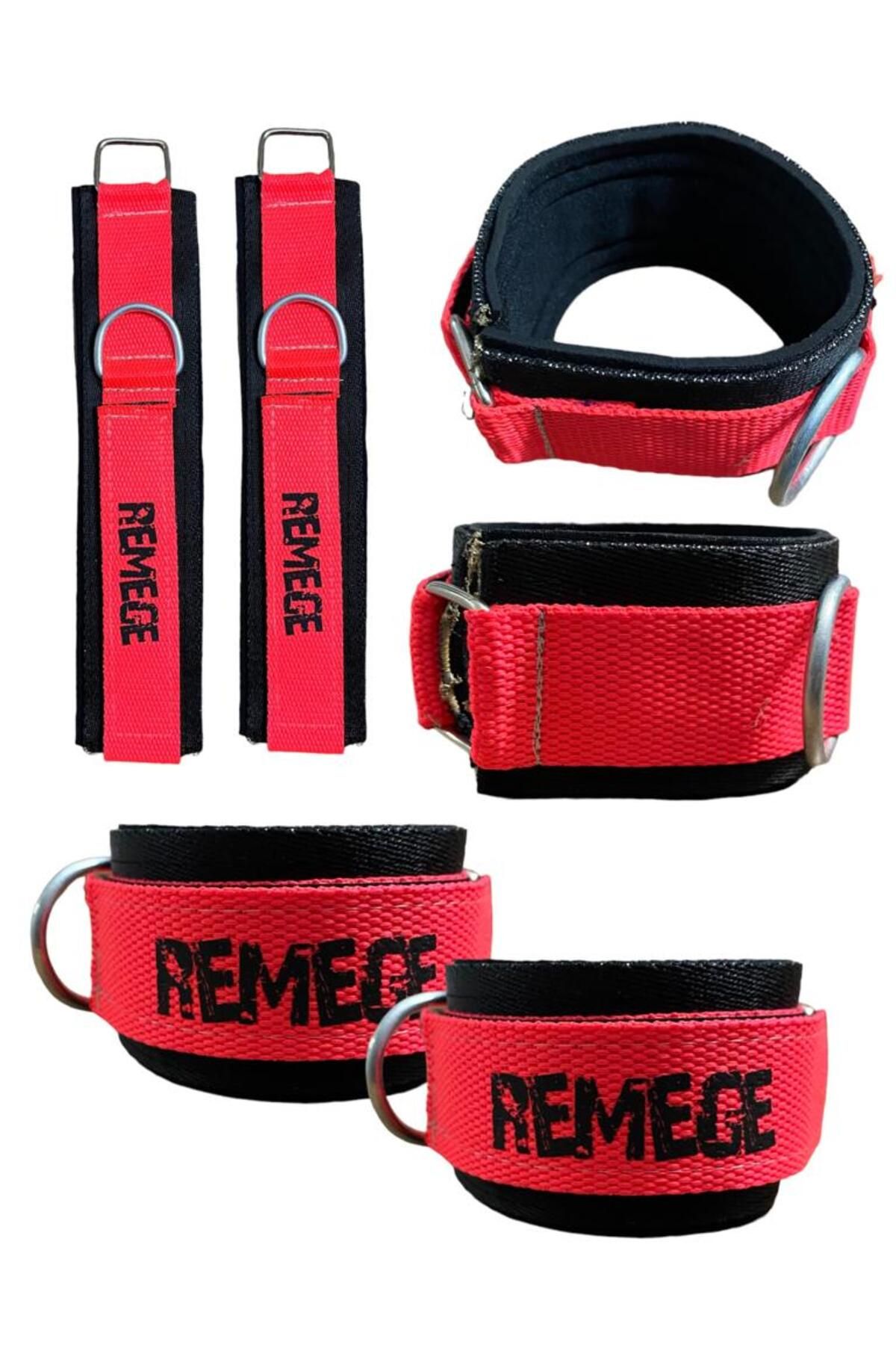 تجهیزات تمرینی نارنجی نوار مچ پا بند D Ring دستگاه کشش مقاومت در برابر تنظیم تایر 2 قطعه REMEGE