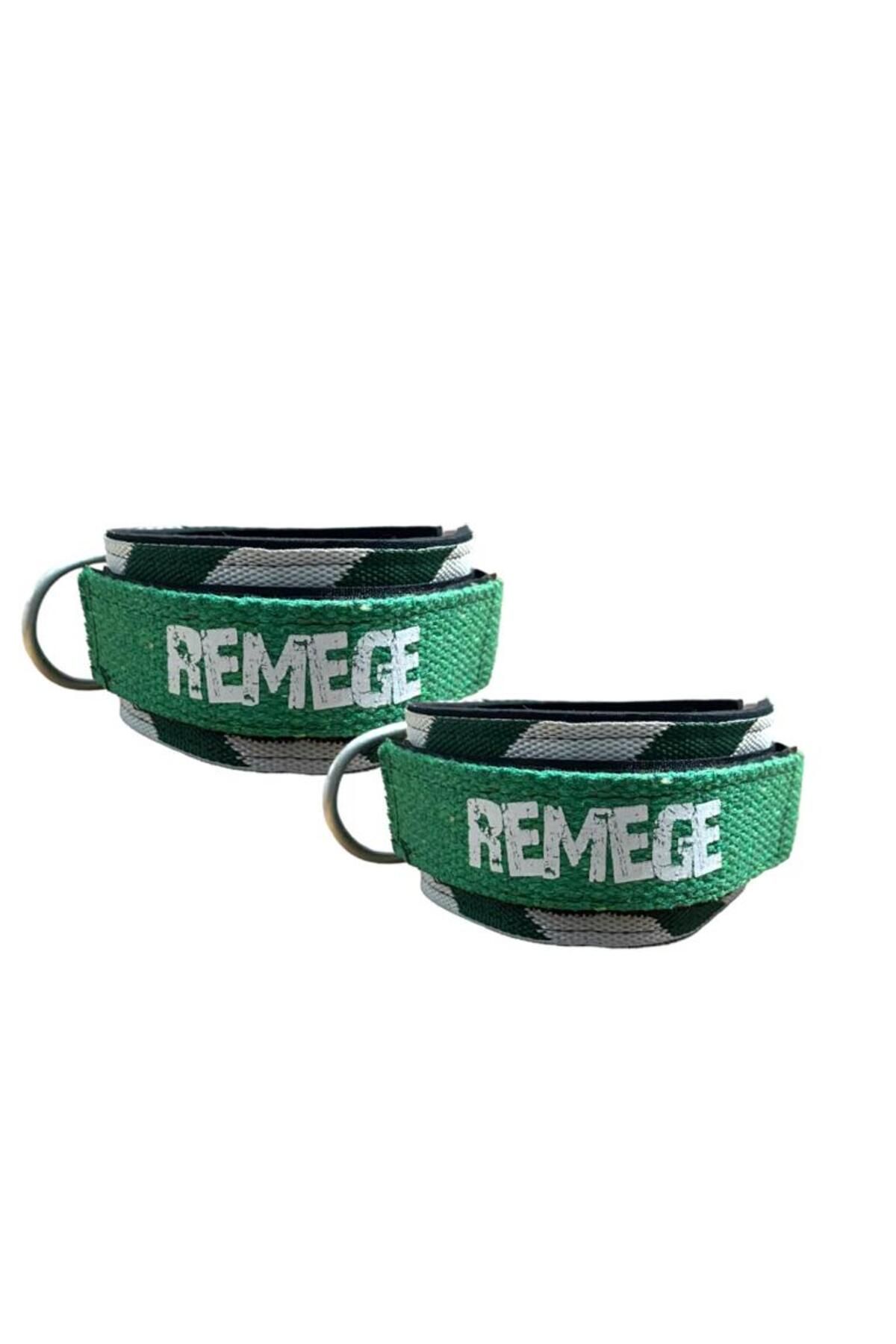 تجهیزات تمرینی سفید نوار مچ پا بند D Ring دستگاه کشش مقاومت در برابر تنظیم تایر 2 قطعه REMEGE