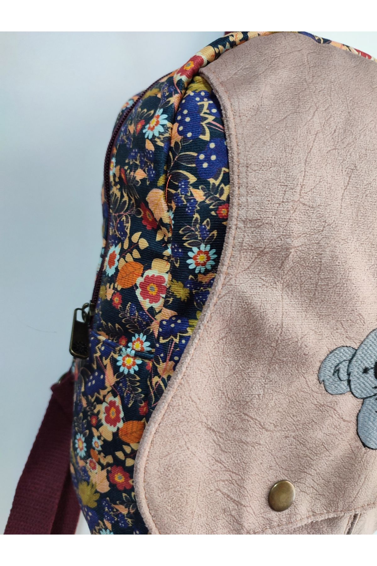 Street Bag Ethnic Authentic Bohemian Backpack with Koala Embroidery