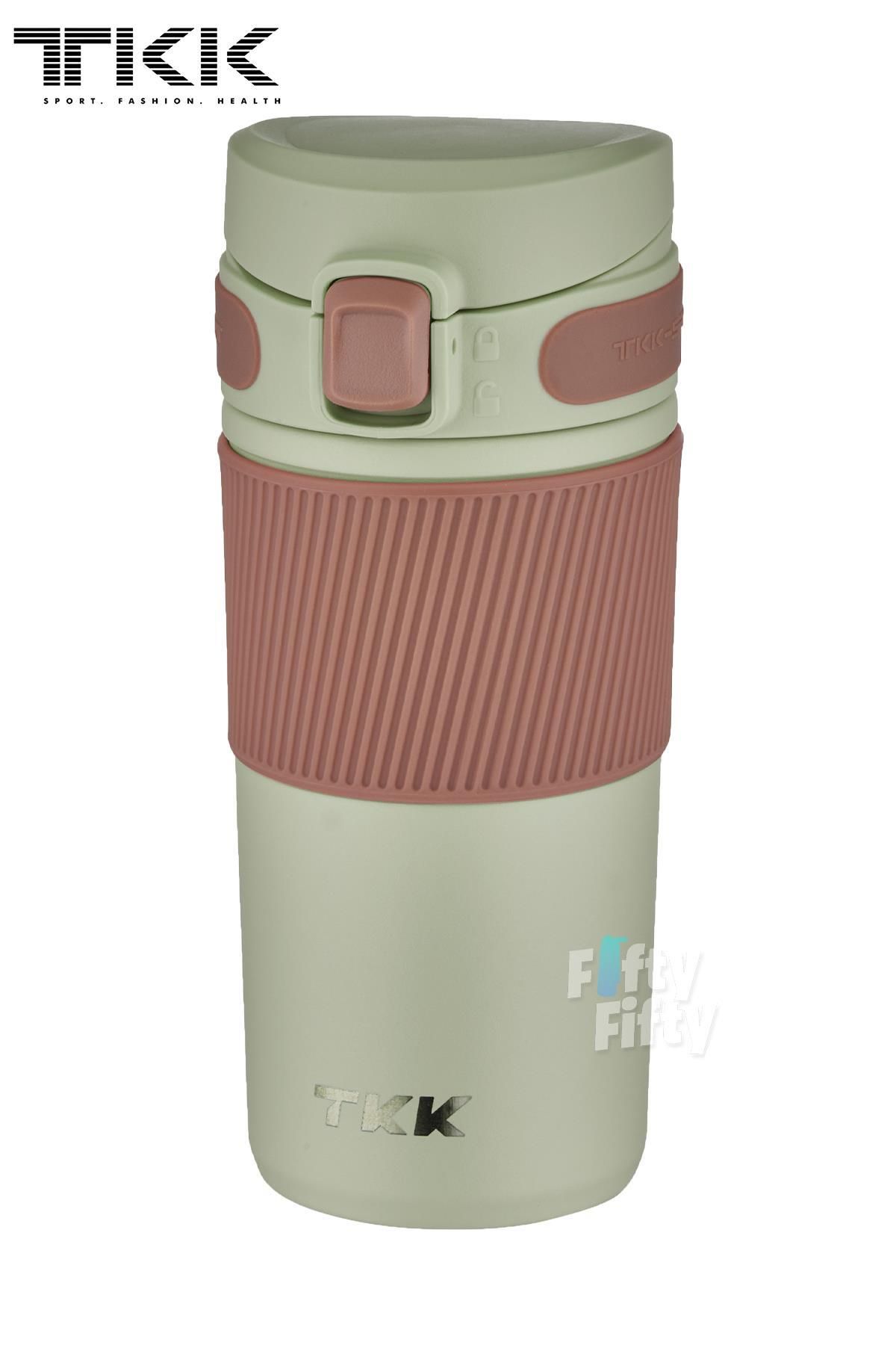 فلاسک سبز Vagonlife فنجان قهوه لیوان فولادی TKK 450 میل تا 6 ساعت عایق استیلر Thermos 2001 Genel Markalar