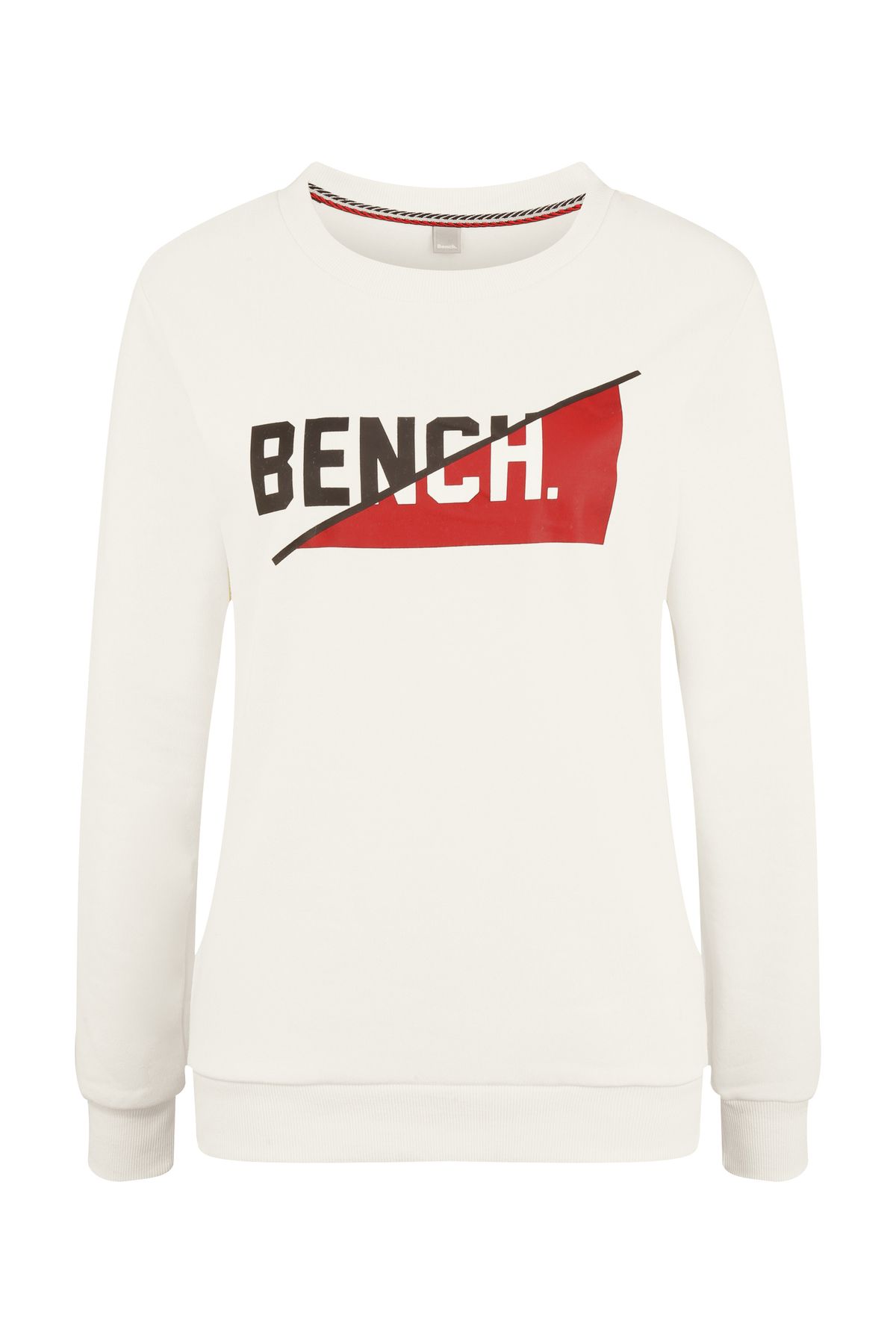 BENCH Sweatshirt - Beige - Regular Fit - Trendyol