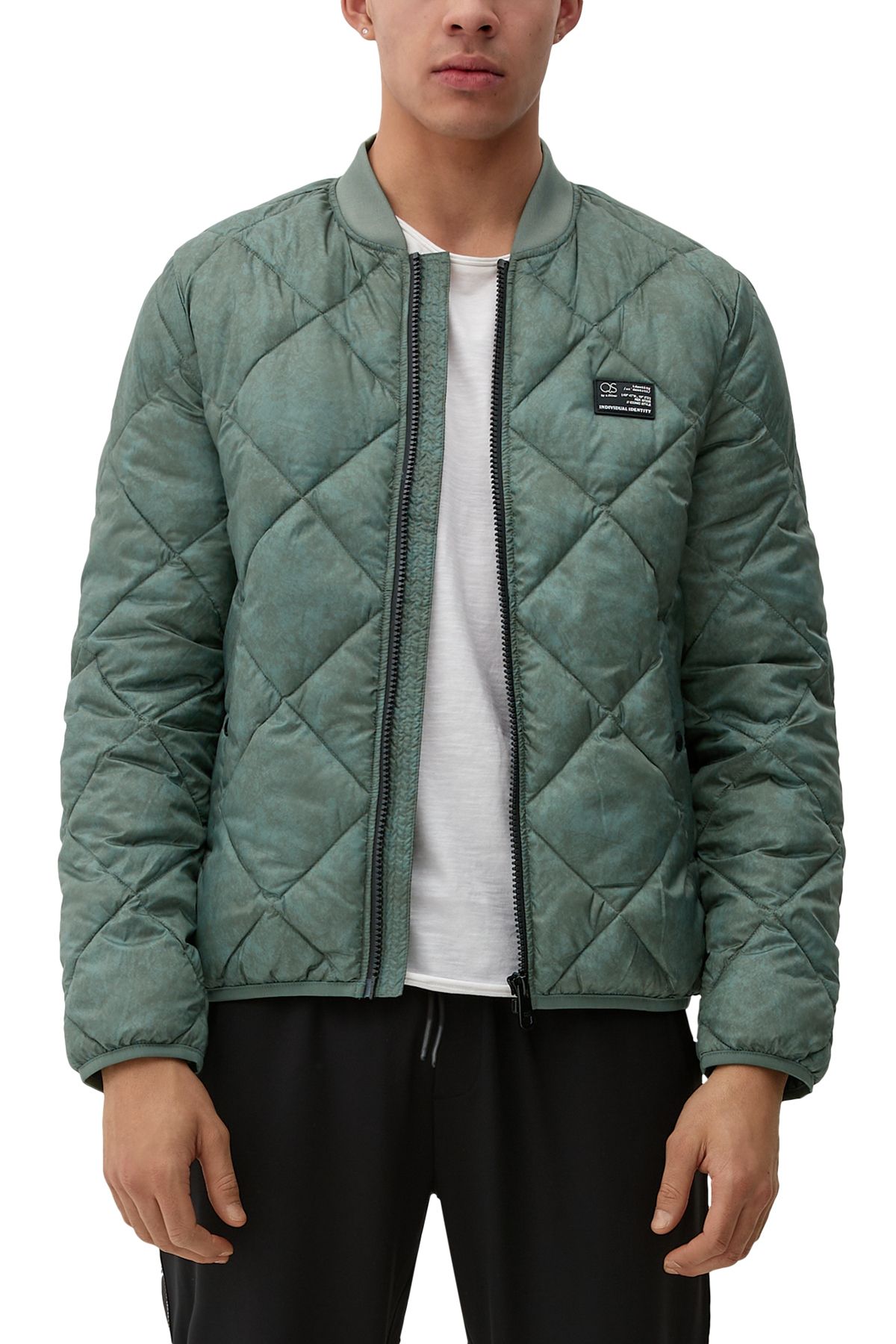 QS by s.Oliver Winter Jacket Green Puffer Trendyol