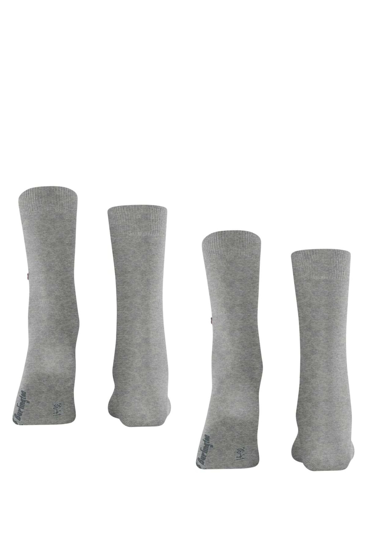 Burlington-Damen Socken 2er Pack - Everyday  Kurzstrumpf, Onesize, Unifarben 3