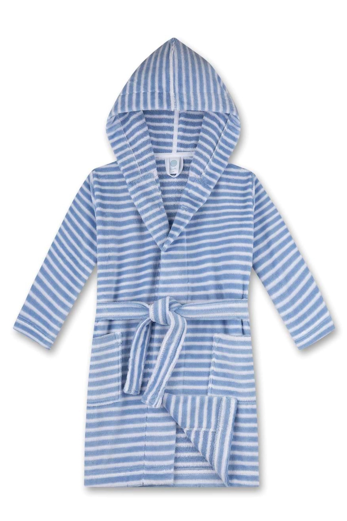 Sanetta-Kinder Bademantel - Bademode, Baumwolle, Kapuze, Tasche, Streifen 1