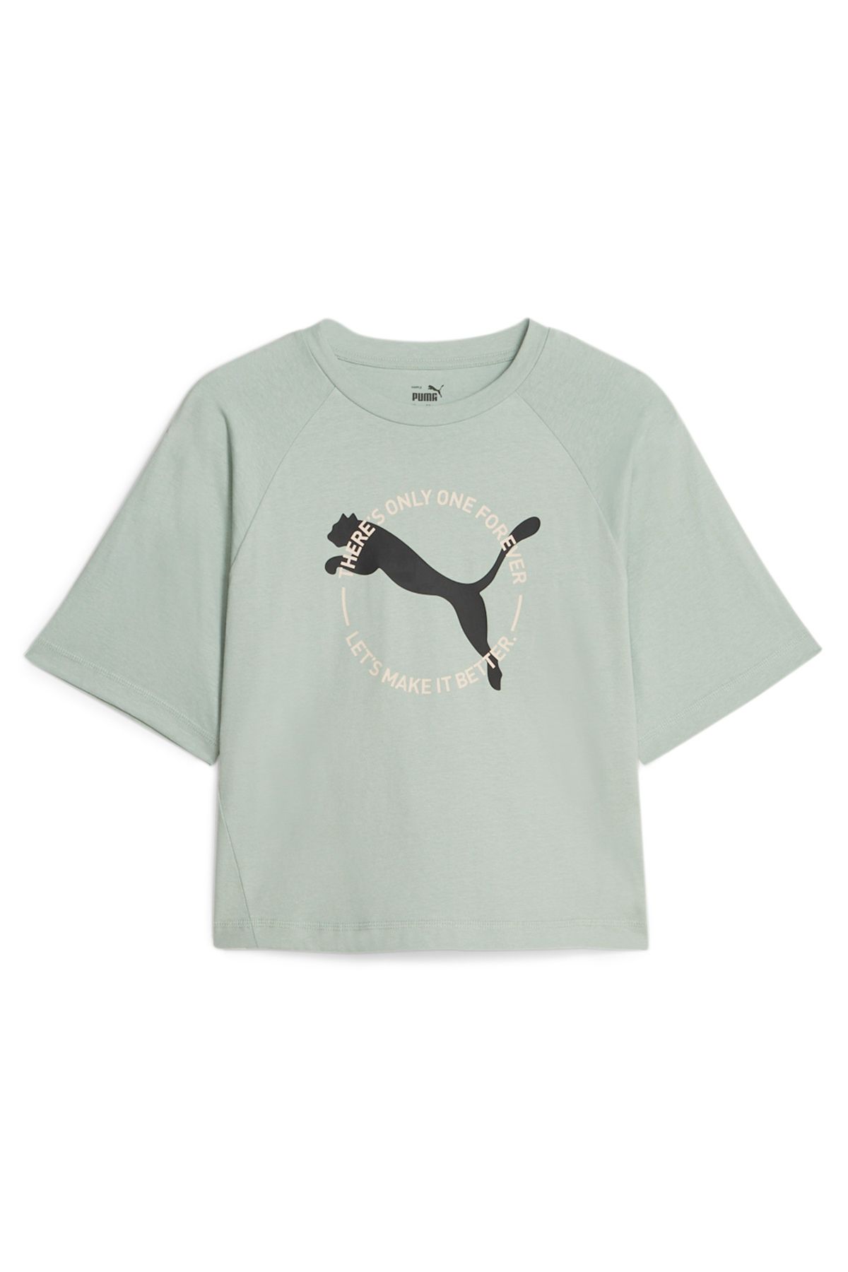 - green Trendyol T-Shirt Female Puma